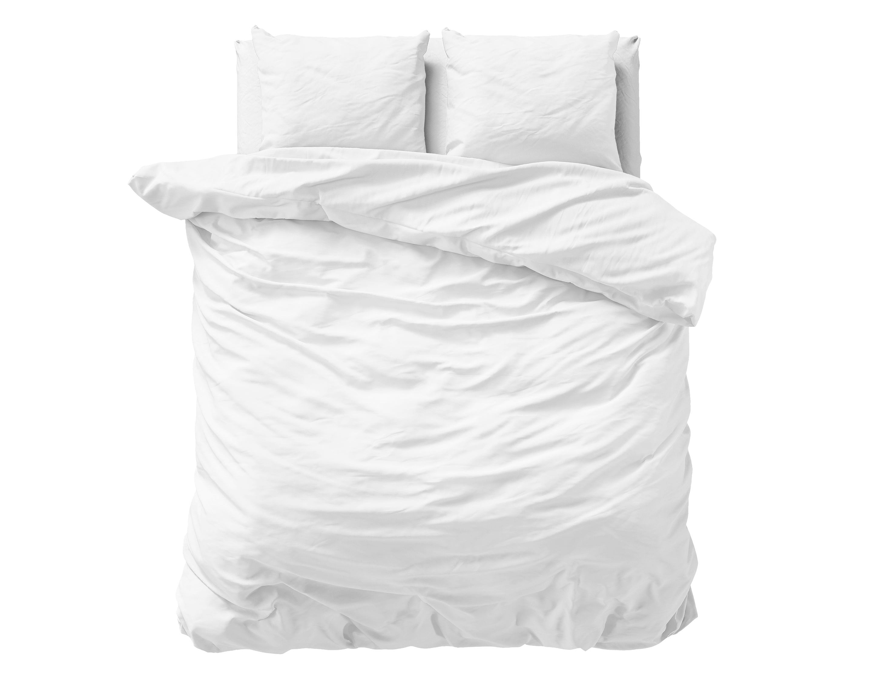 Uni Satin Duvet Cover White - Luxury Satin - High Quality - Modern
