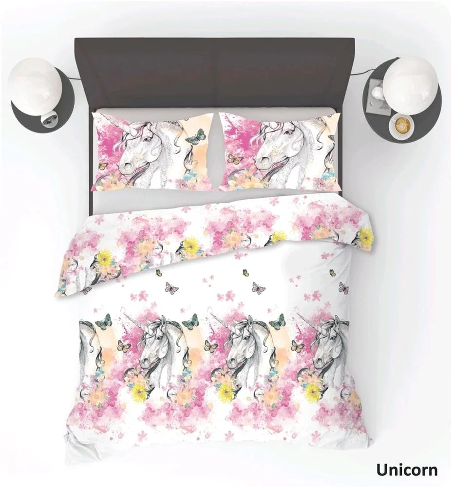 Unicorn Duvet Cover – Magical Design & Comfort