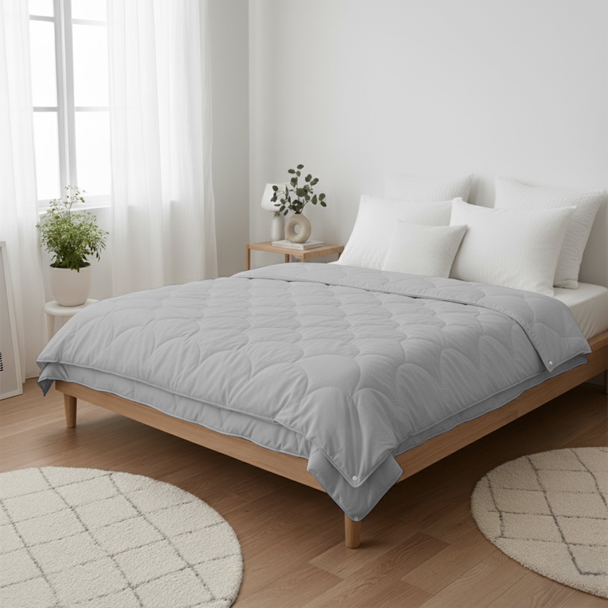 Valking 4 Seizoenen Dekbed Zonder Hoes - Grijs - Voor het hele jaar