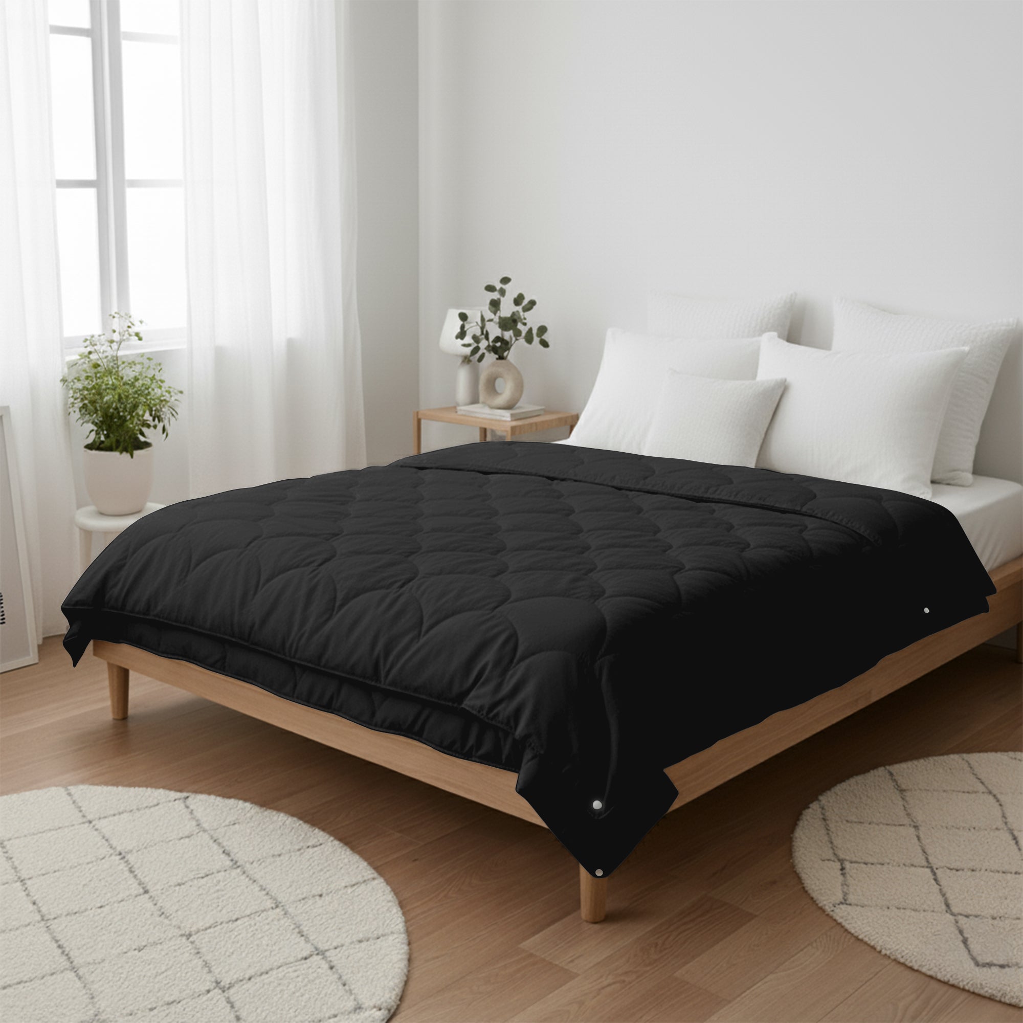 Valking 4 Seizoenen Dekbed Zonder Hoes - Zwart - Voor het hele jaar