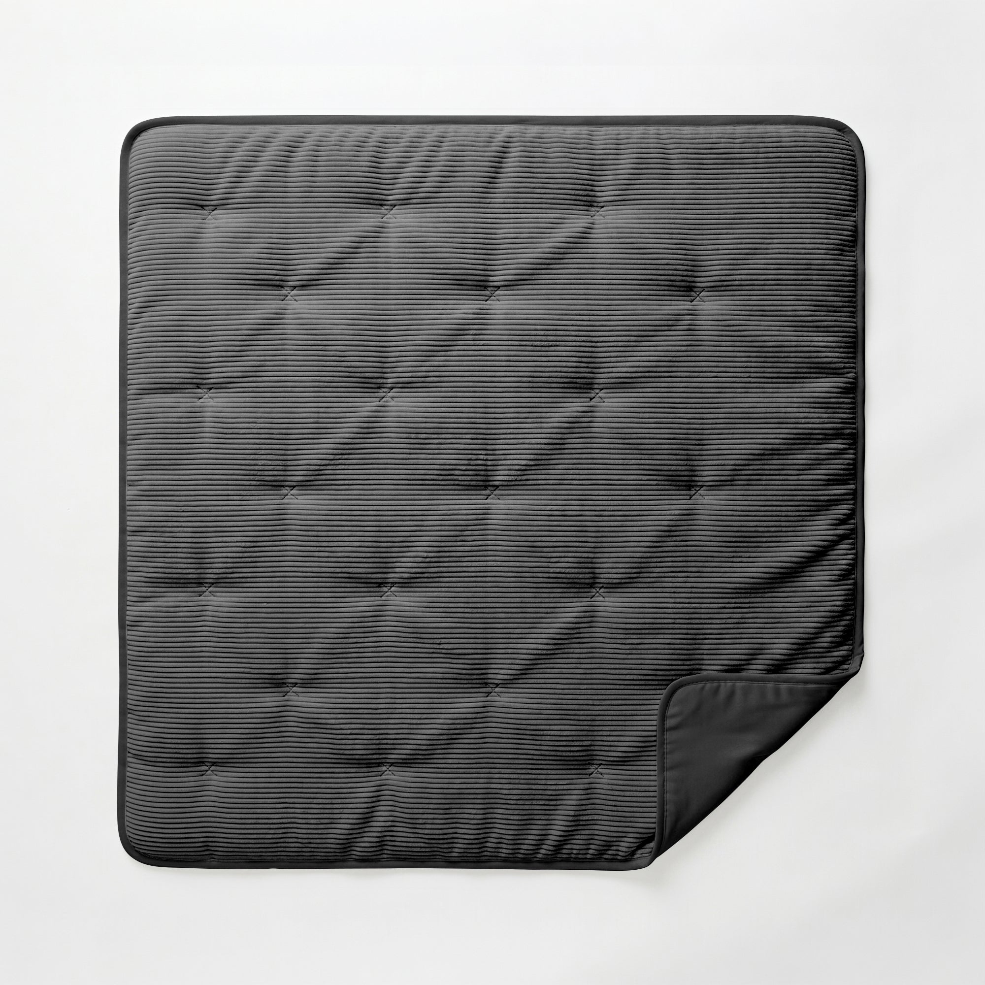 Valking Dekbed - Corduroy - Antraciet/Zwart - Voor het hele jaar