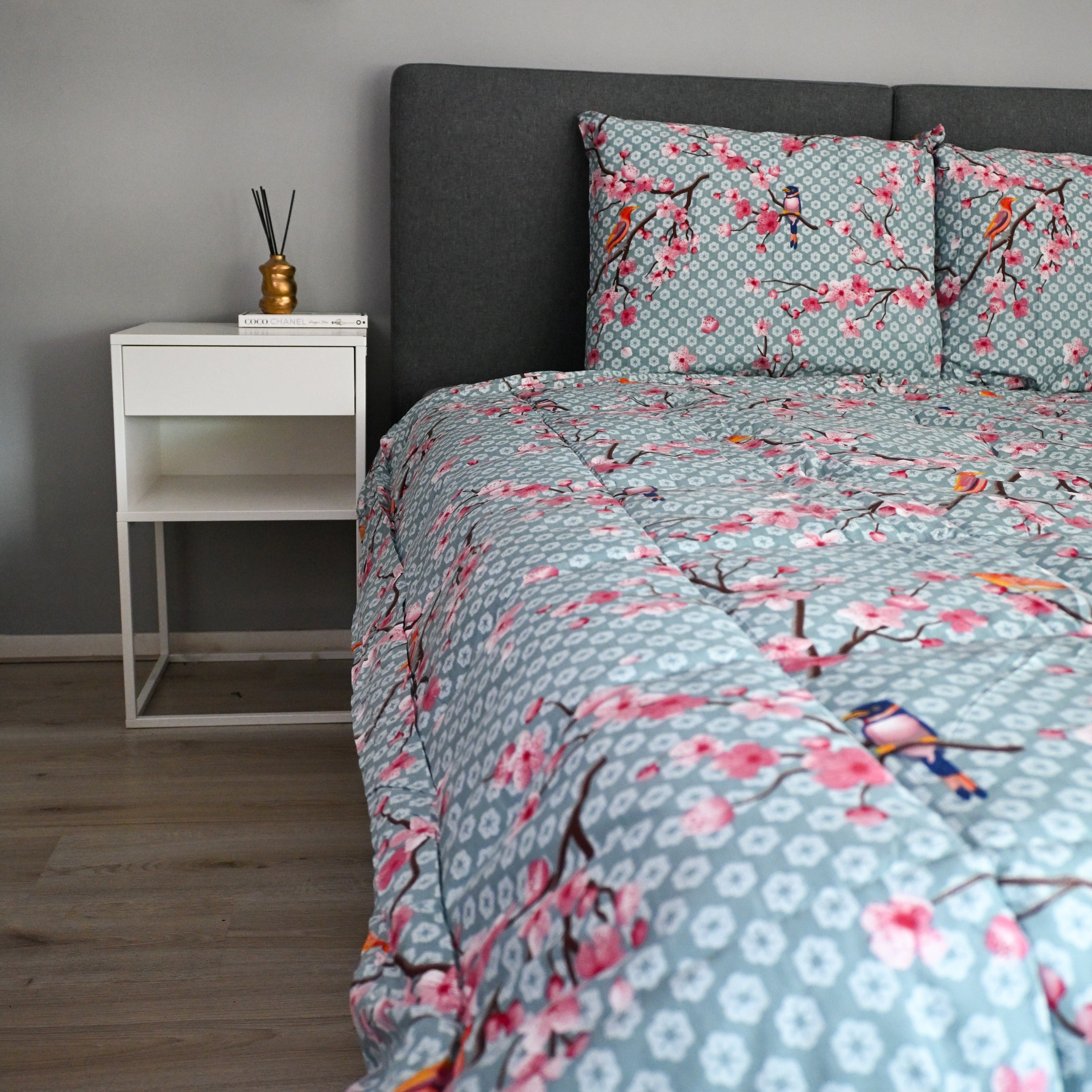 All-in-One Lazy Duvet Japan Blue - Duvet with pillowcases