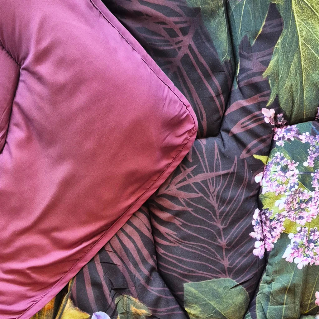 All-in-One Lazy Duvet Purple Flowers - Shipping from September 29th