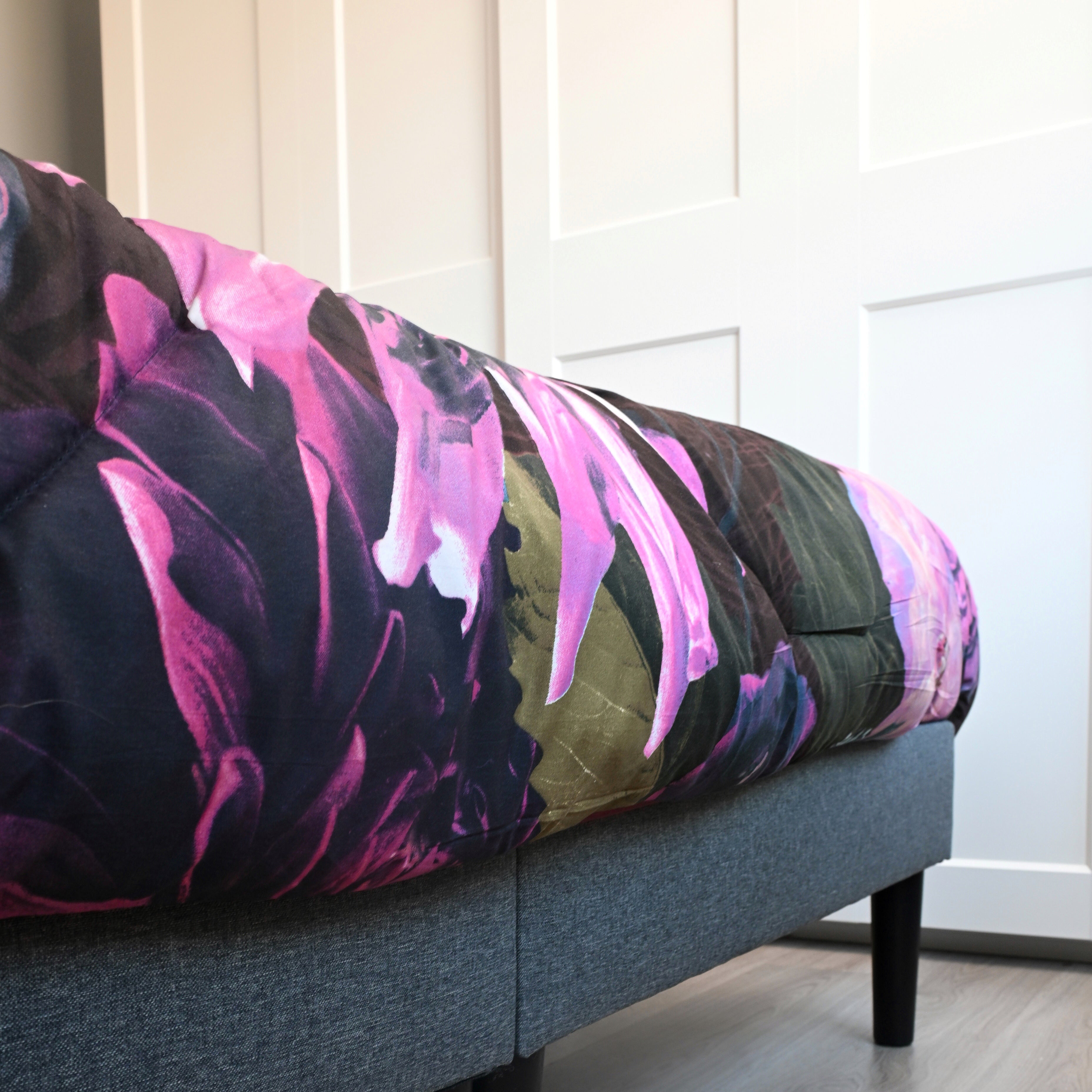 All-in-One Lazy Duvet Purple Flowers - Shipping from September 29th