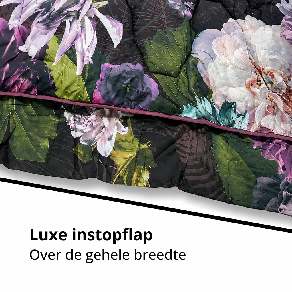 All-in-One Lazy Duvet Purple Flowers - Shipping from September 29th