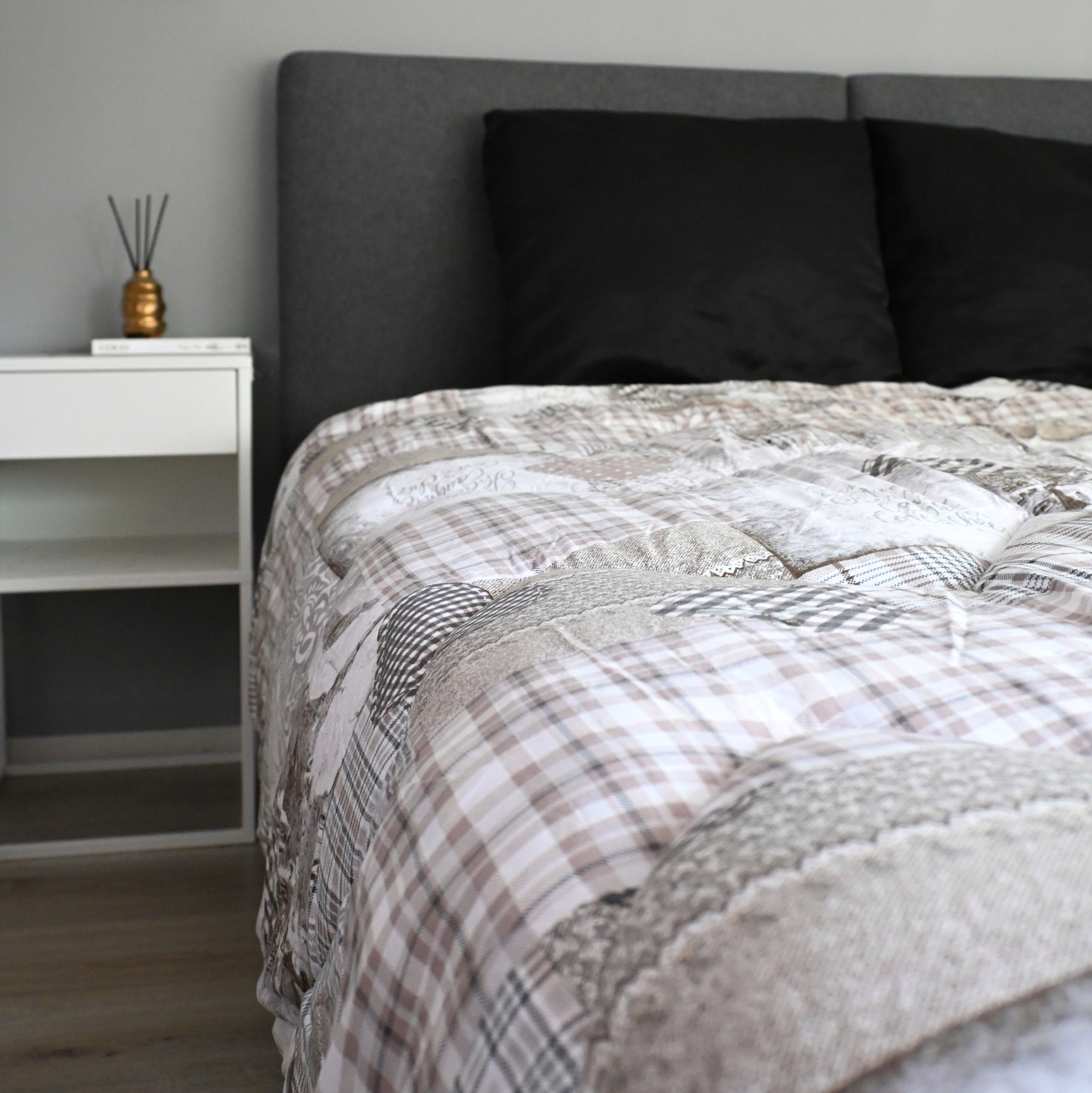 Valking Dekbed Zonder Overtrek - Beige & Taupe - Voor het hele jaar