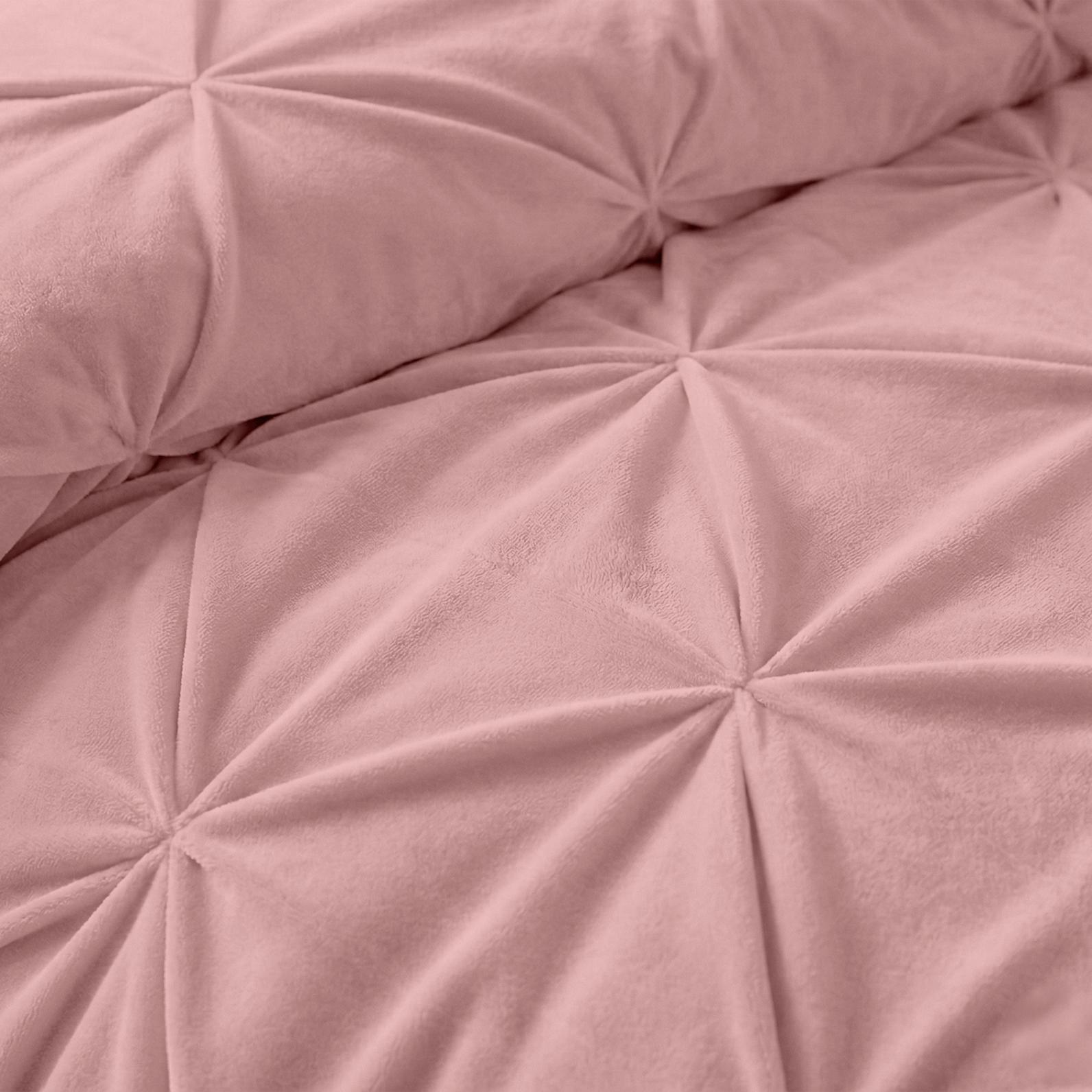 Valking Velvet Pintuck Dekbed - Roze - Voor het hele jaar