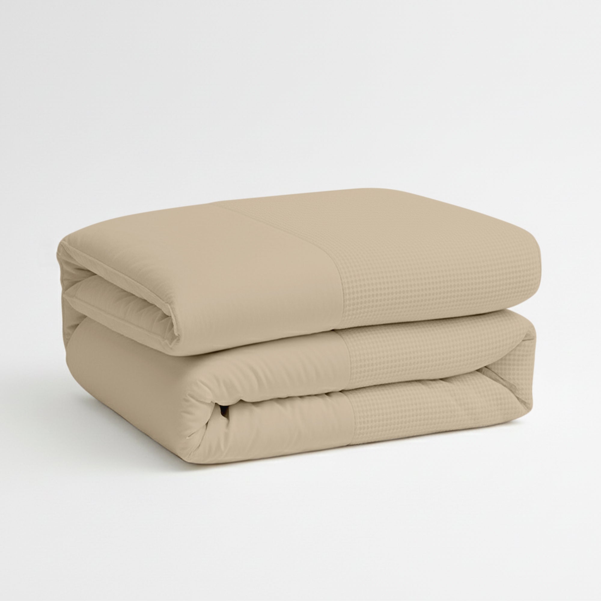 Valking Wafel Band Dekbed Zonder Overtrek - Zand - Voor het hele jaar