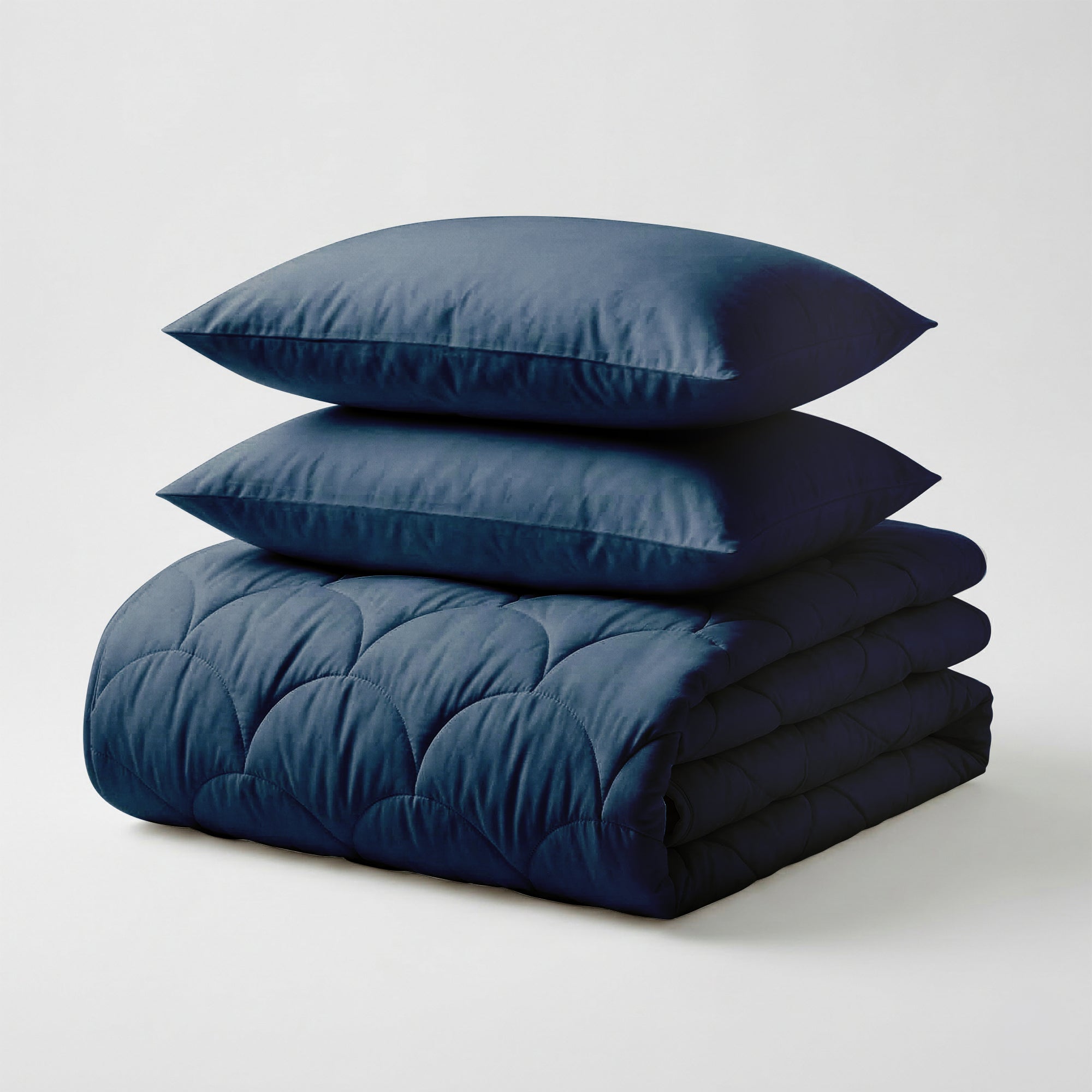 Valking® Dekbed - Katoen Percale - Blauw - Voor het hele jaar + Slopen