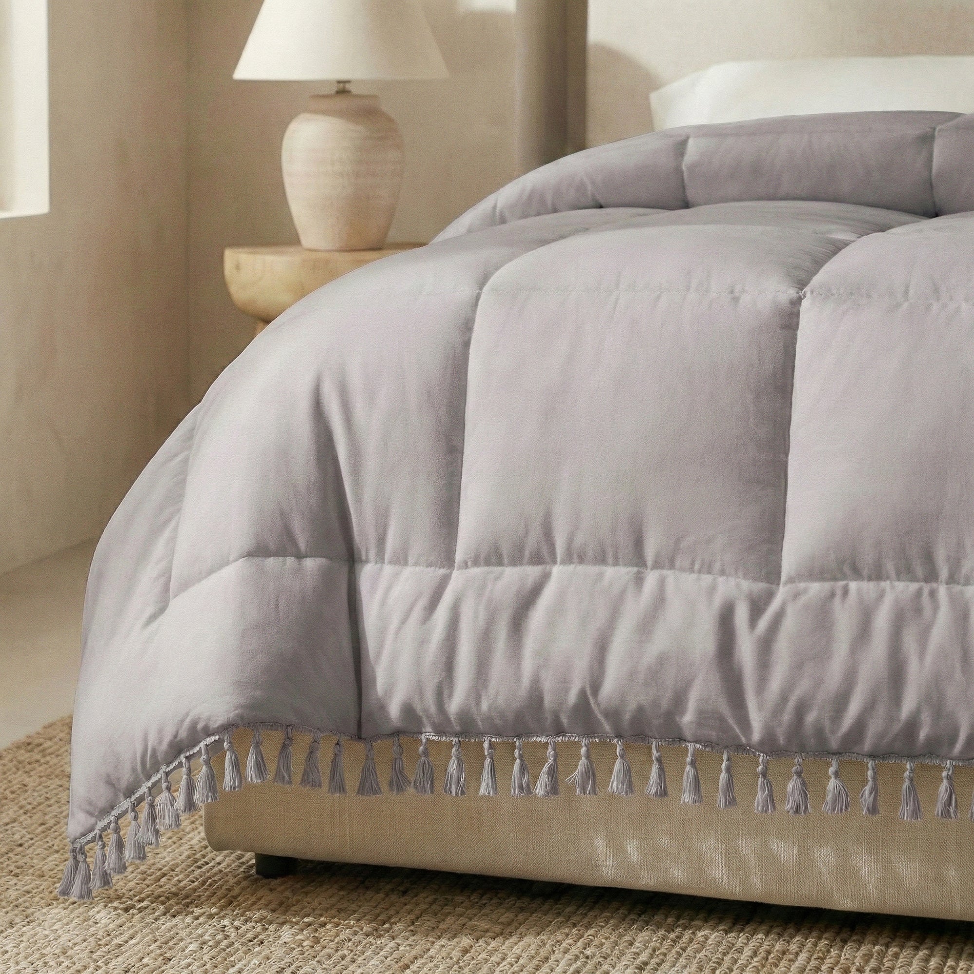 Valking® Dekbed Lace Trim - Ibiza Burnished Lilac - Voor het hele jaar