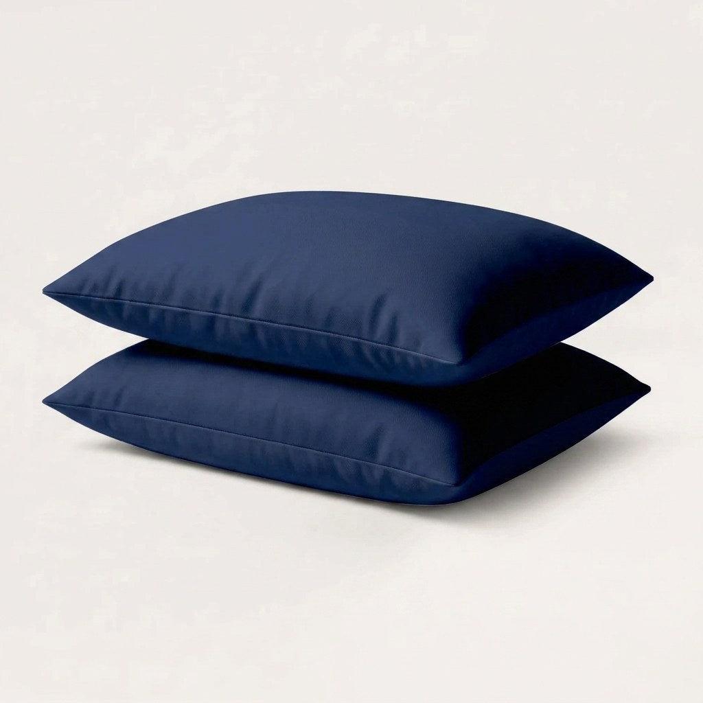 Valking® Kussenslopen - 60x70 cm - 2 Stuks - Donkerblauw - Sneldrogend