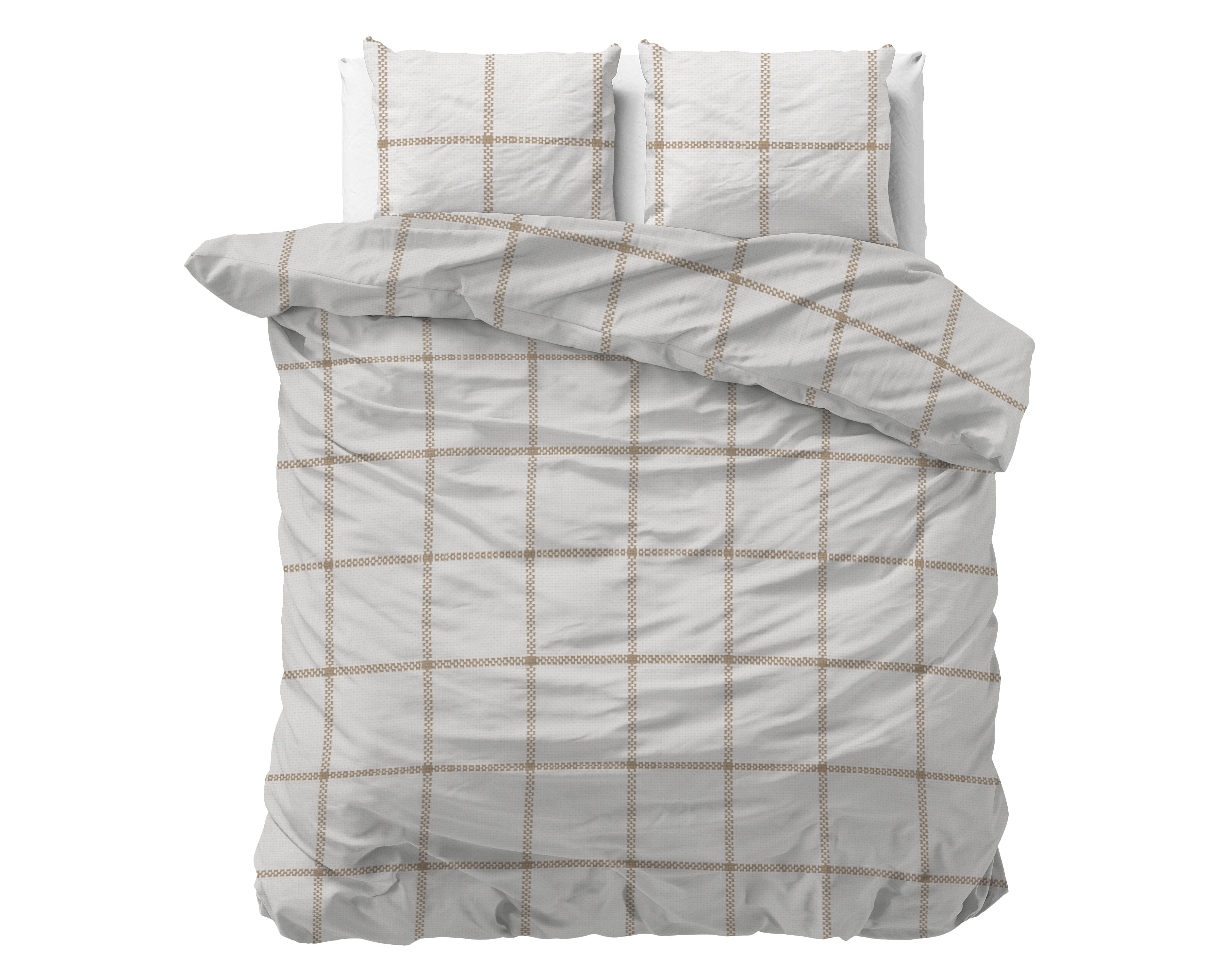 Vasco White Duvet Cover