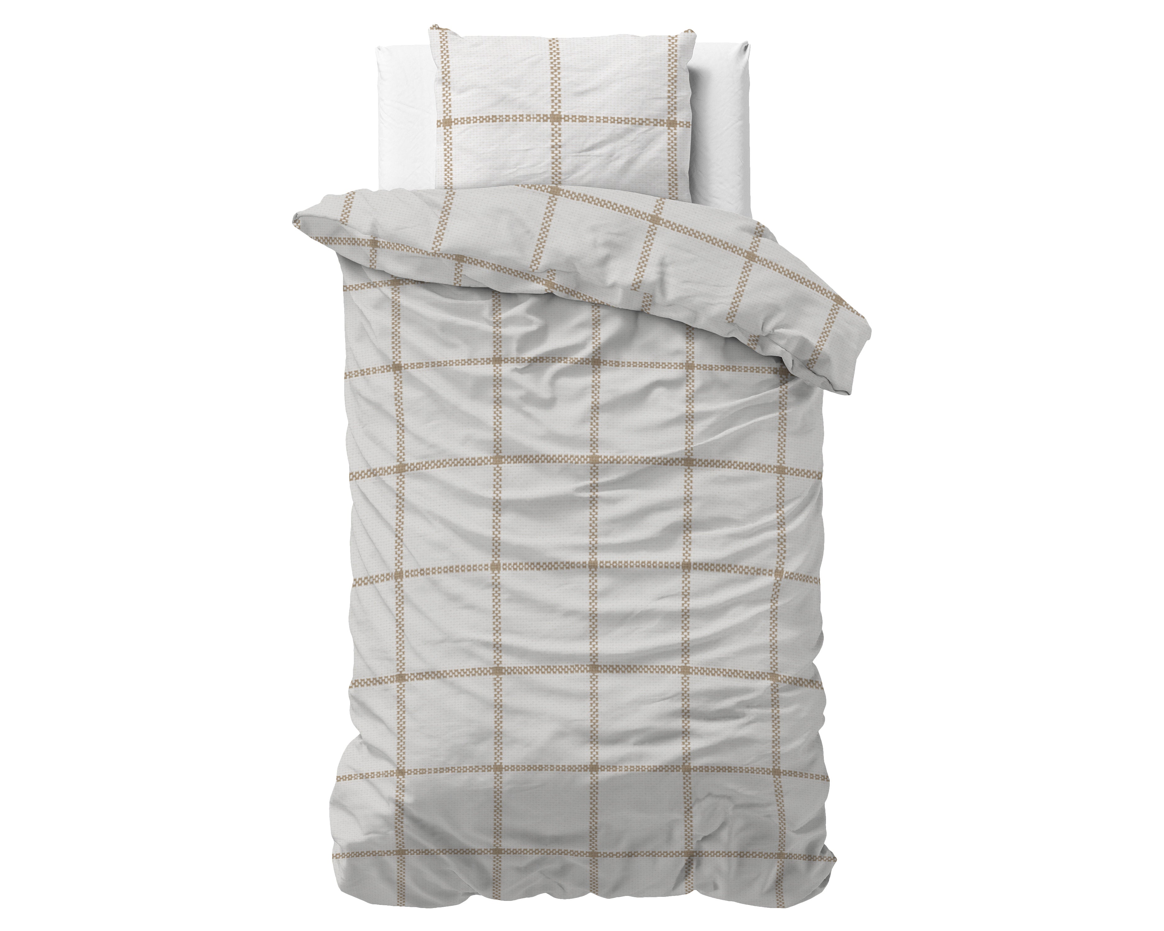 Vasco White Duvet Cover