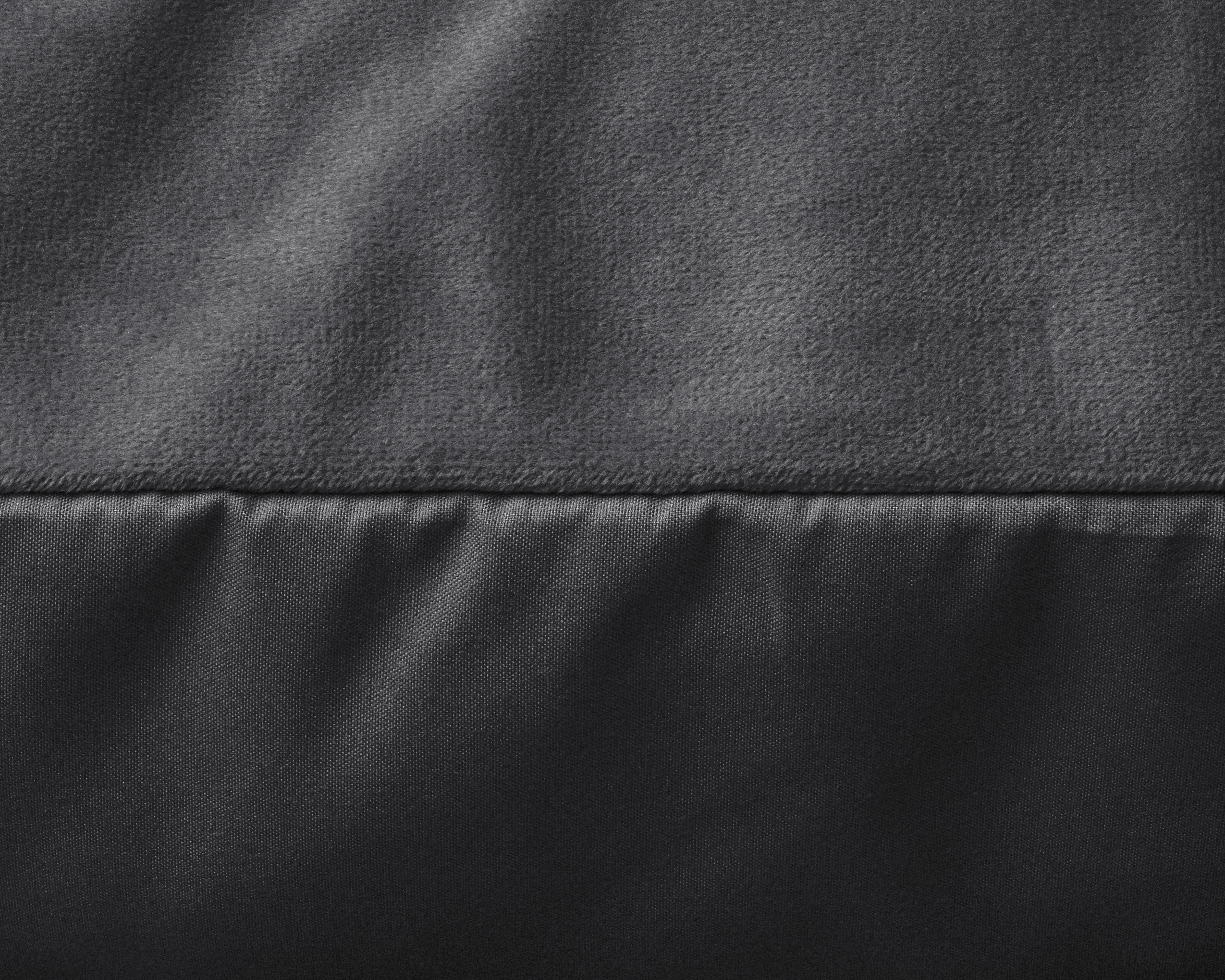 Velvet 2-in-1 pillowcases Anthracite 60 x 70 - Velvet soft - Velvet fabric - 2 pieces in 1 package
