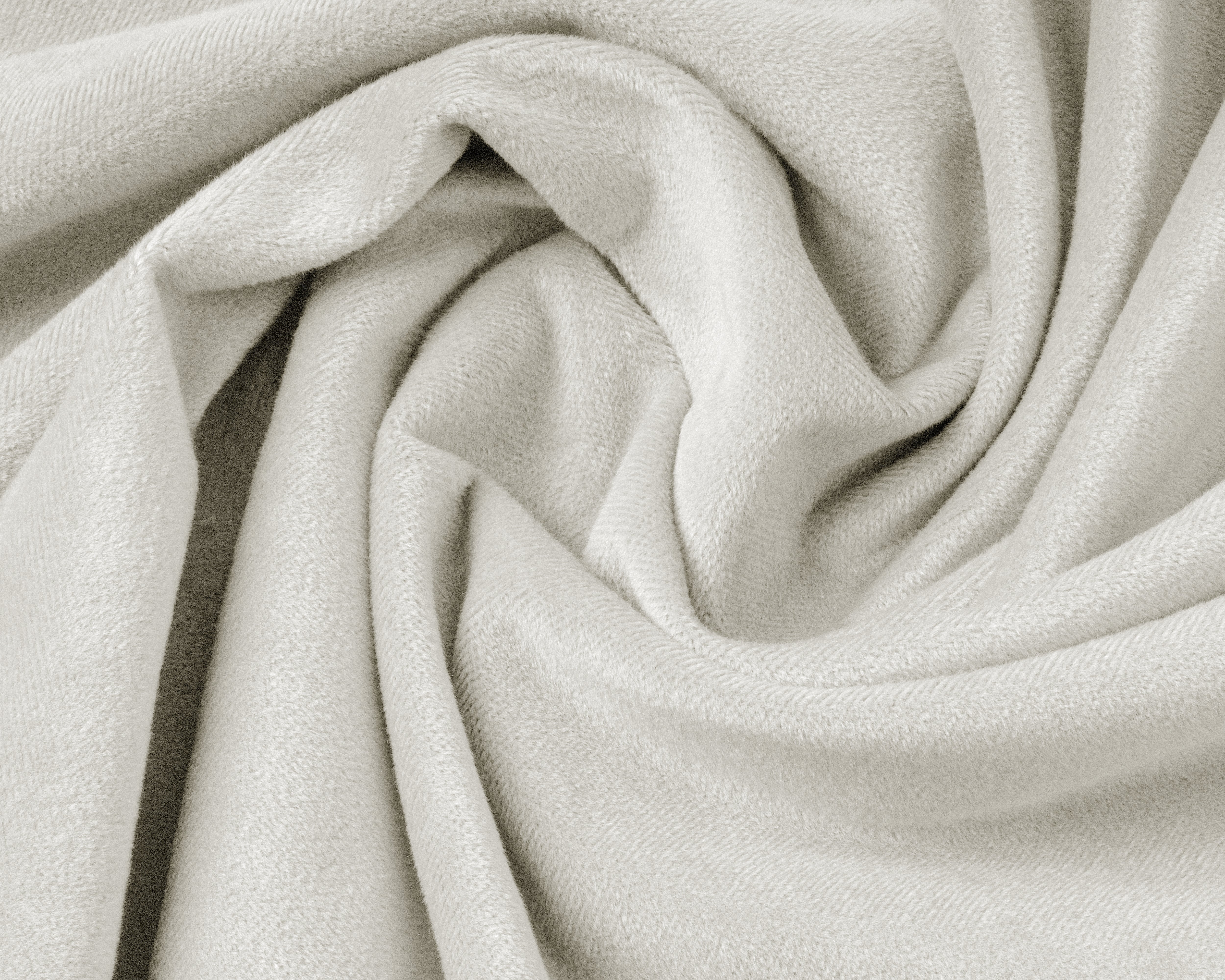 Velvet 2-in-1 pillowcases, cream, 60 x 70 cm, velvety soft, velvety fabric, 2 in 1 pack.