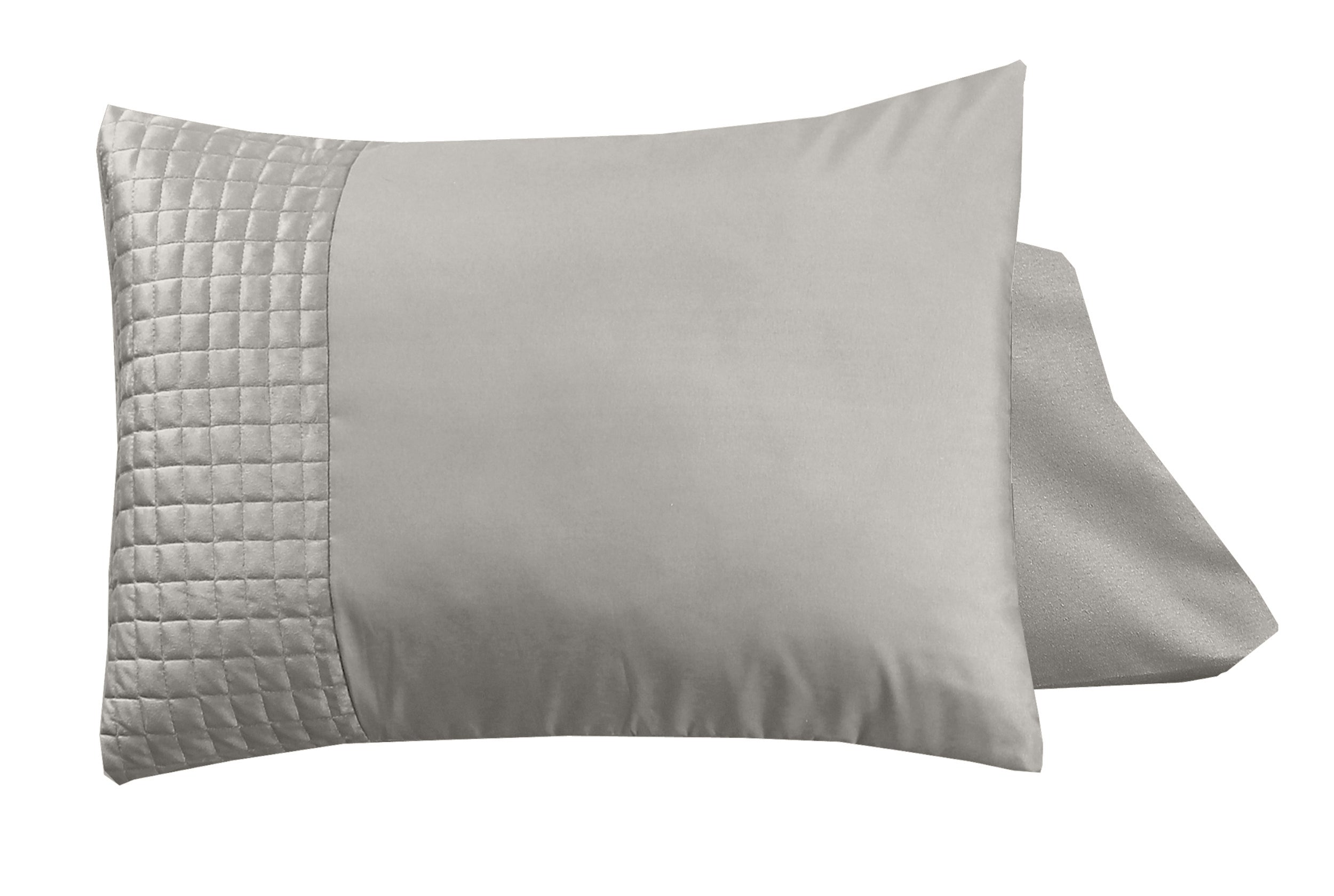 Velvet Band Sand/Grey 2-pack pillowcases Sand/Grey 60 x 70 - Hotel chic - Velvet soft - Luxuriously packaged