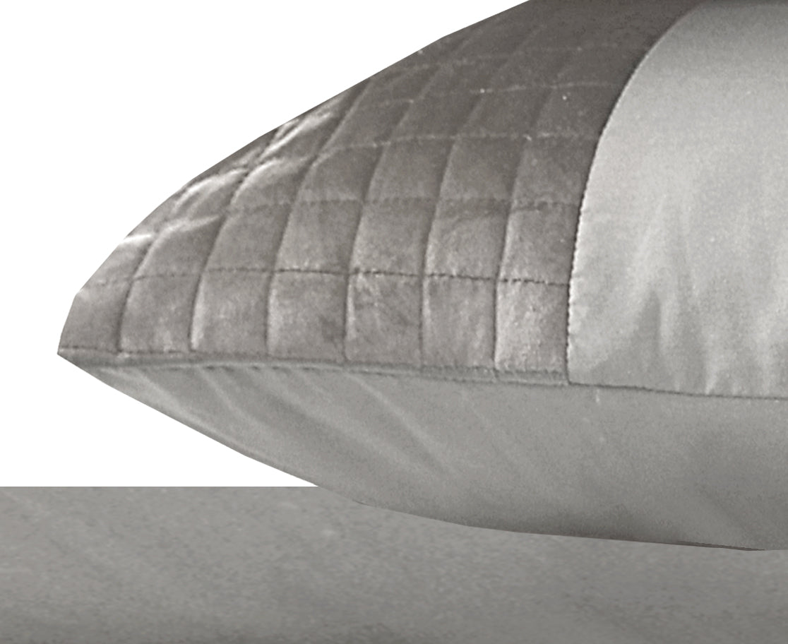 Velvet Band Sand/Grey 2-pack pillowcases Sand/Grey 60 x 70 - Hotel chic - Velvet soft - Luxuriously packaged