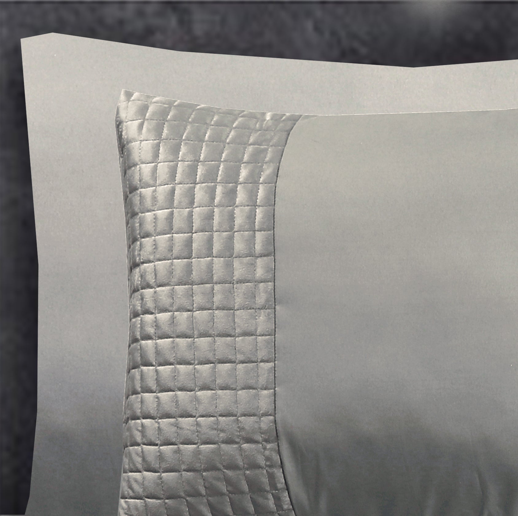 Velvet Band Sand/Grey 2-pack pillowcases Sand/Grey 60 x 70 - Hotel chic - Velvet soft - Luxuriously packaged