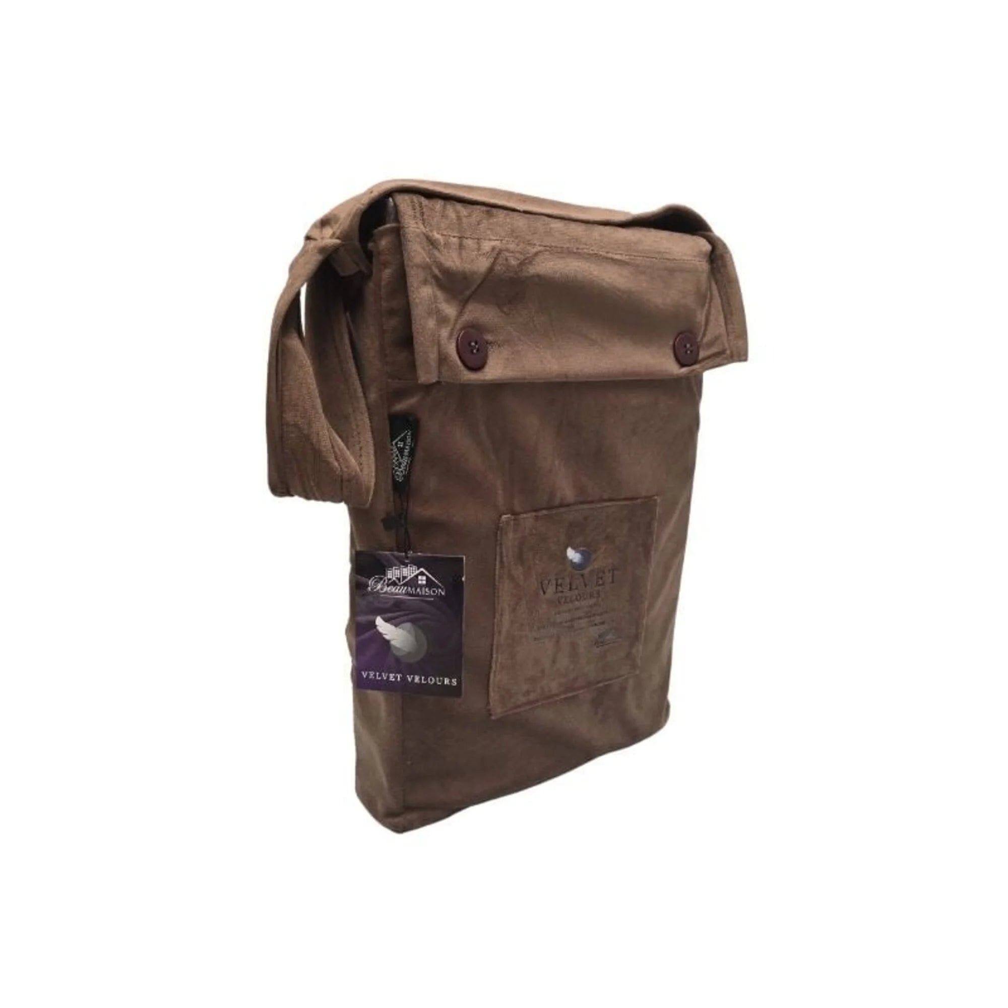 Velvet Hoeslaken Coffee Brown