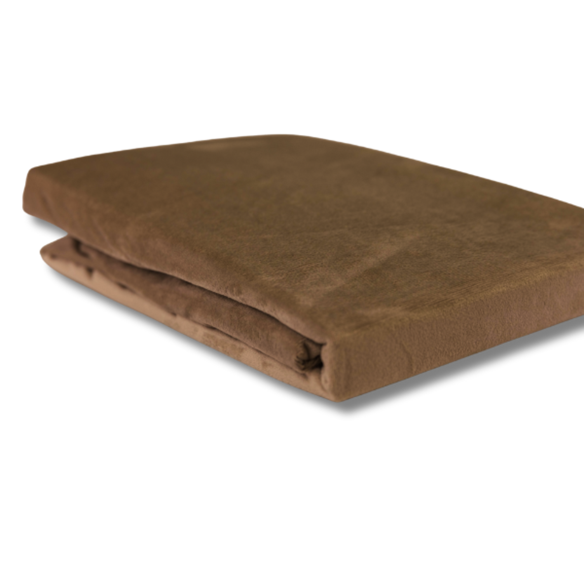 Velvet Hoeslaken Coffee Brown