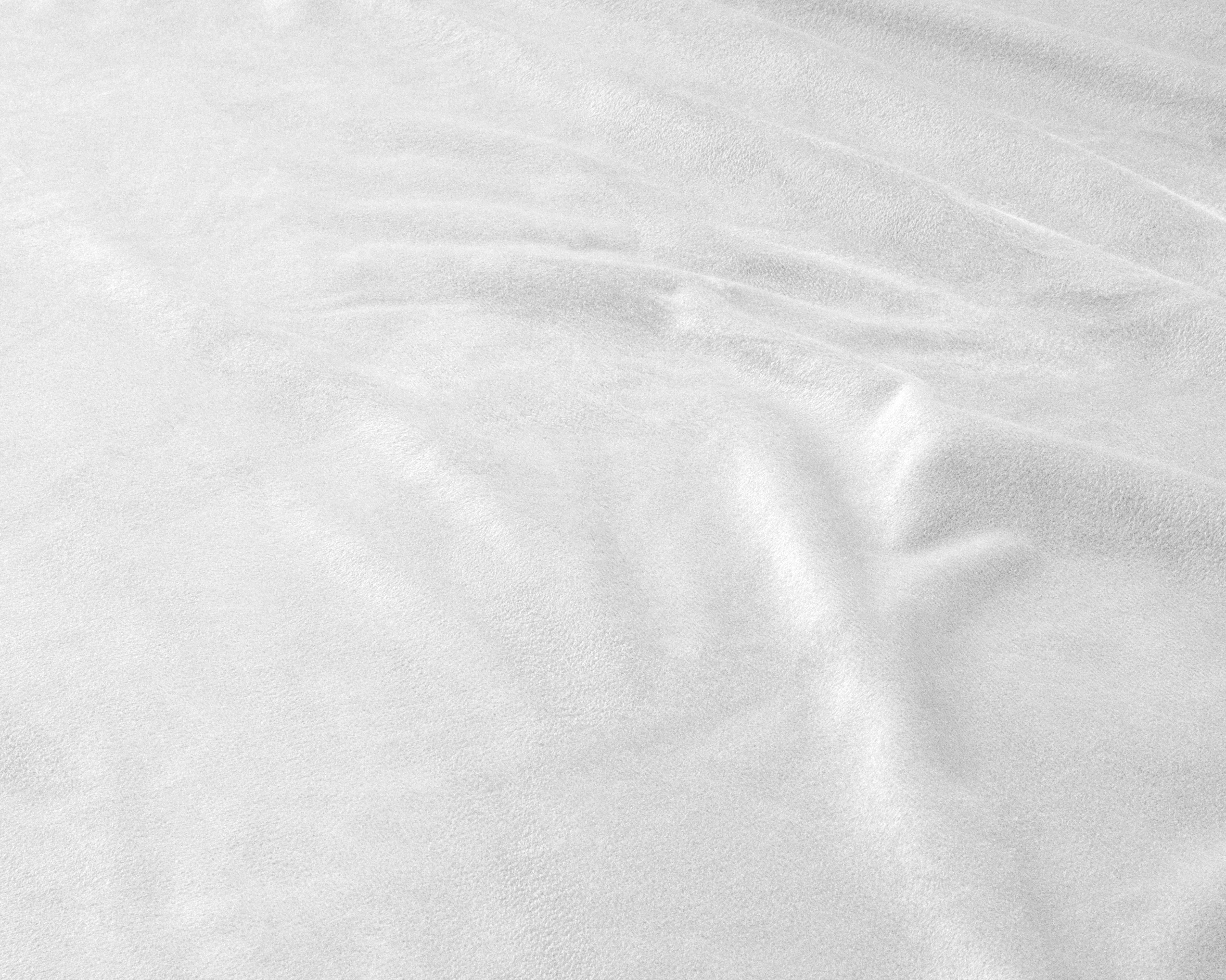 Velvet Hoeslaken Wit - Warm voor de winter - Zacht en soepel - Vocht absorberend