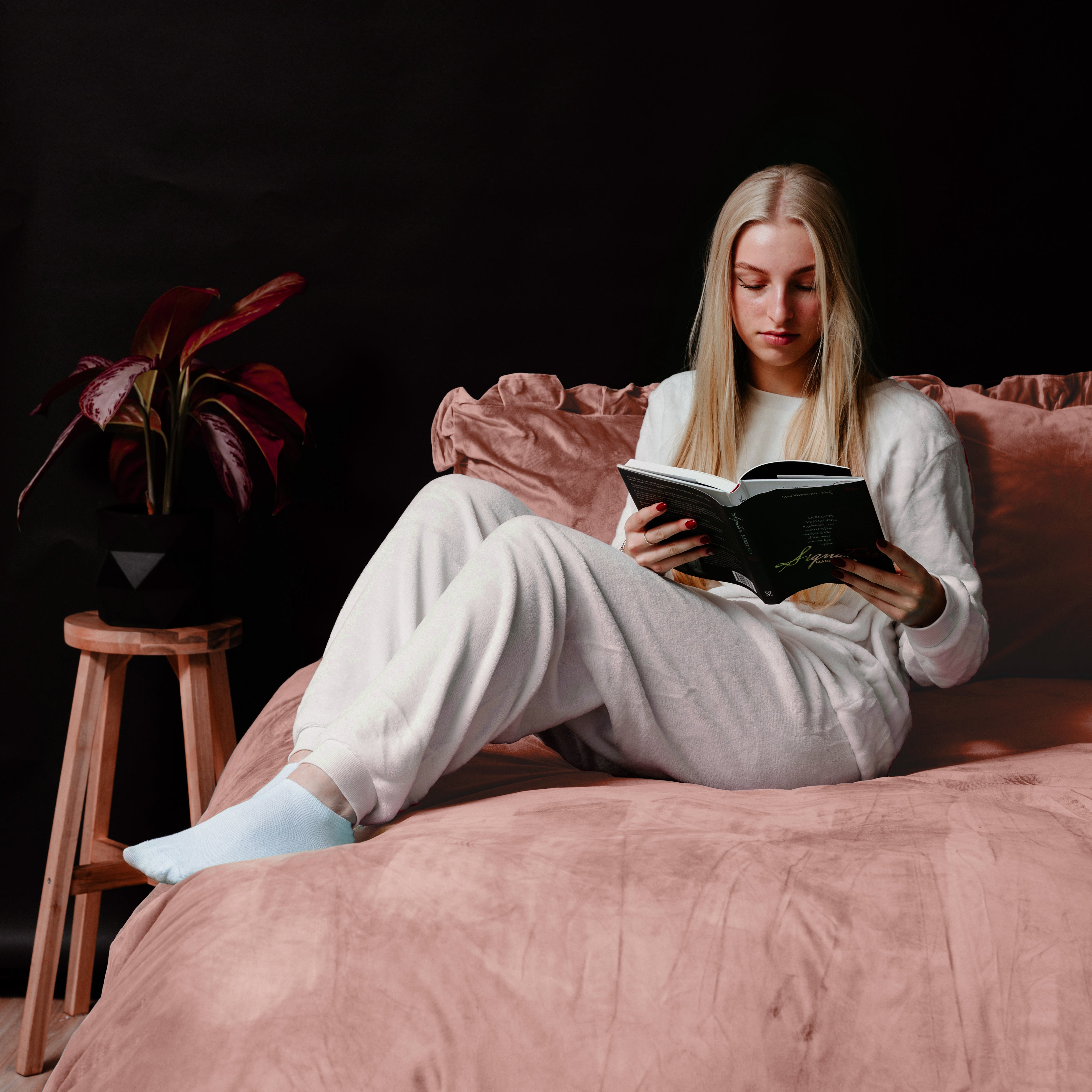 Velvet Ruffles Dekbedovertrek Oud Roze