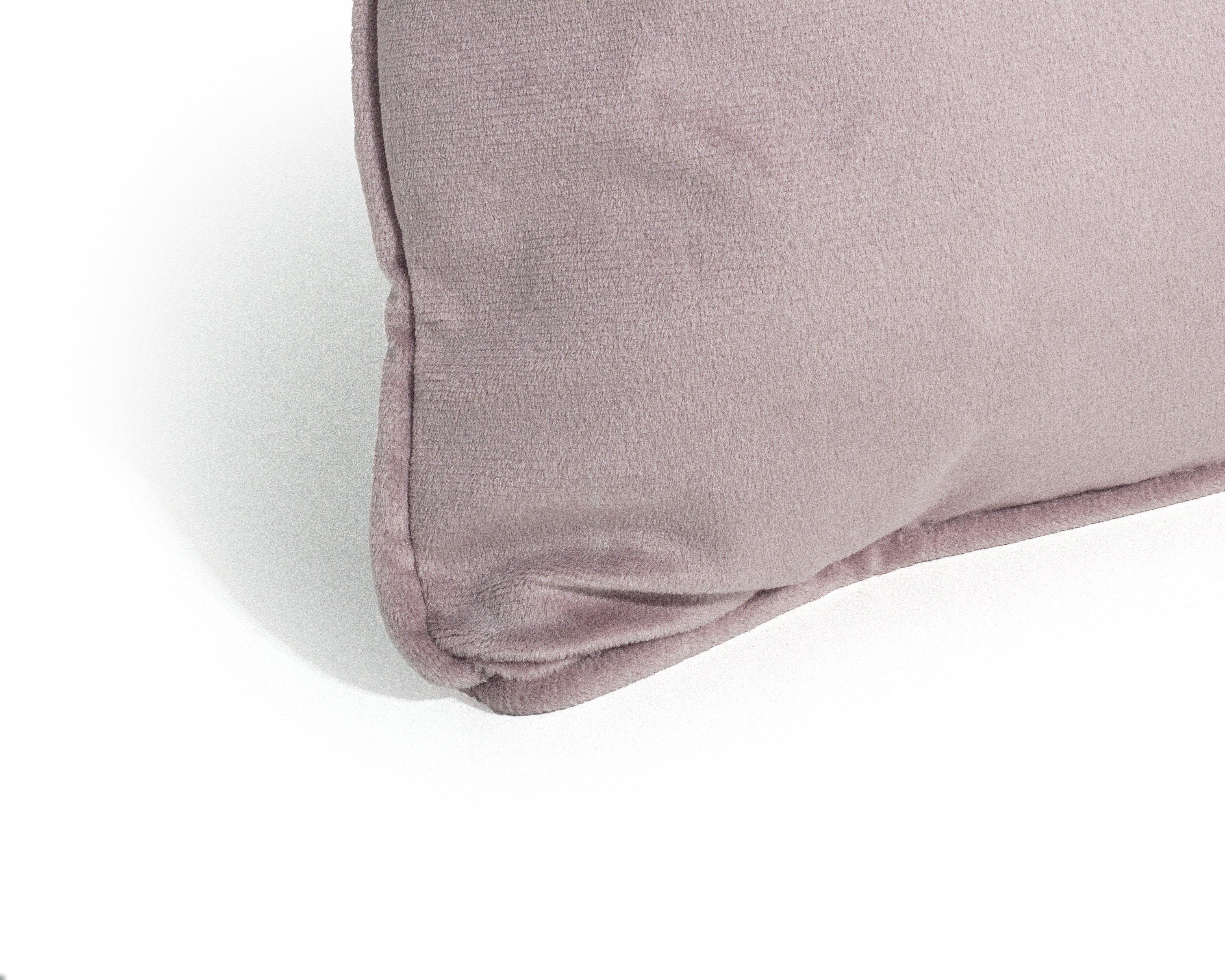 Velvet Decorative Cushion Powder Pink 50 x 50 - Wonderfully soft - Luxurious velvet fabric - Including zipper