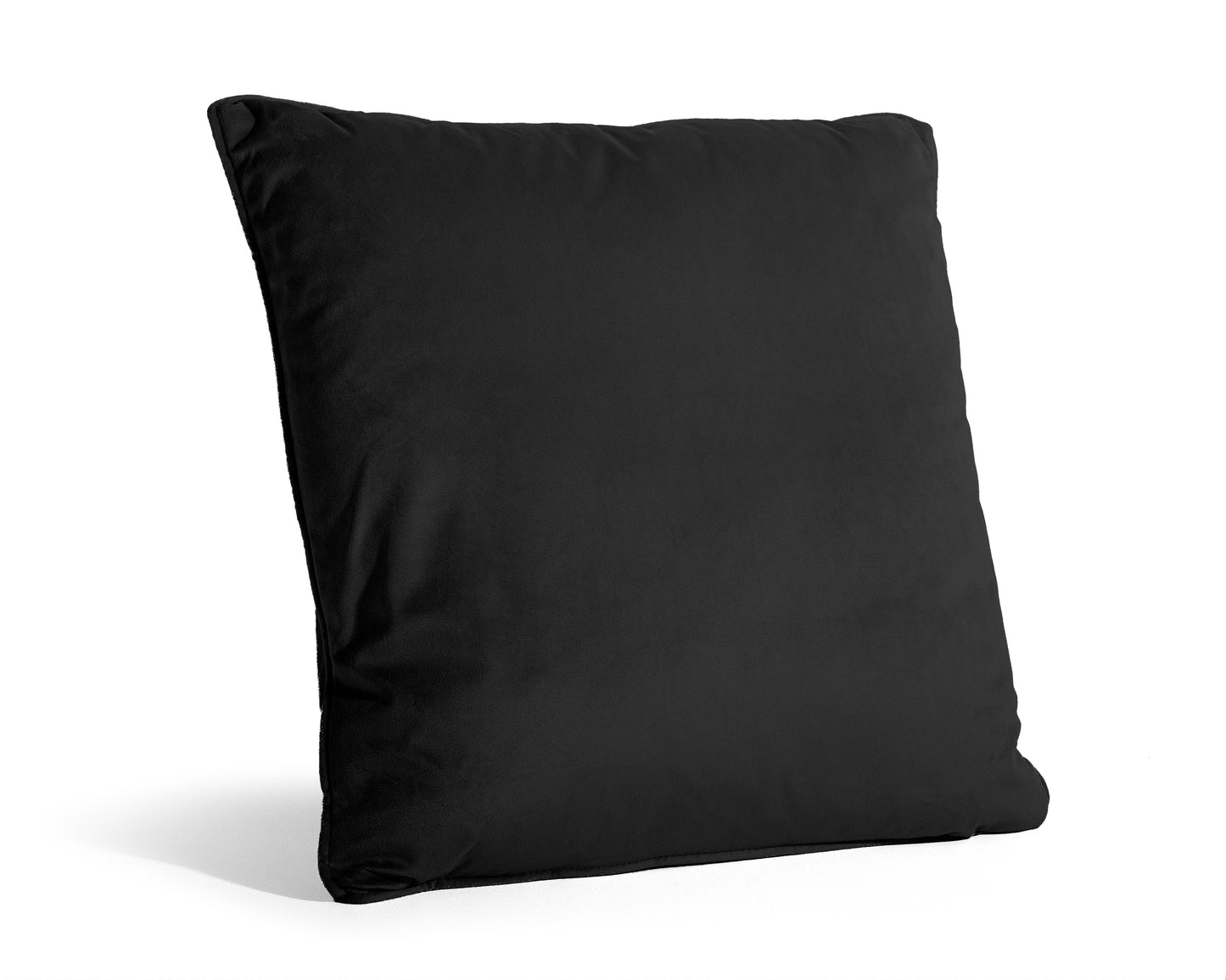 Velvet Sierkussen Zwart 50 x 50 - Heerlijk zacht - Luxe velvet stof - Inclusief rits