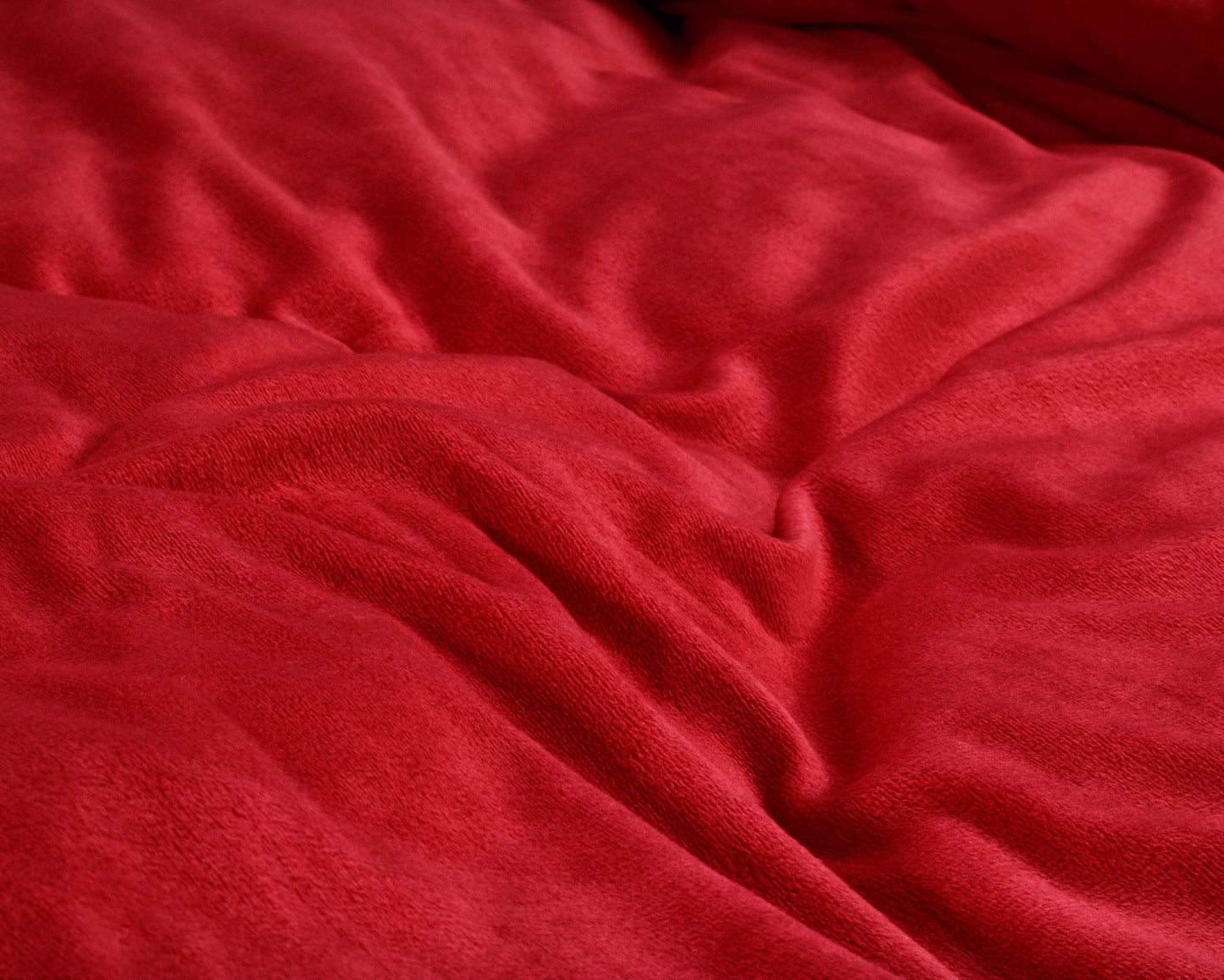 Velvet Uni Dekbedovertrek Rood - Fluweel zacht - Anti-allergisch - Luxe verpakt