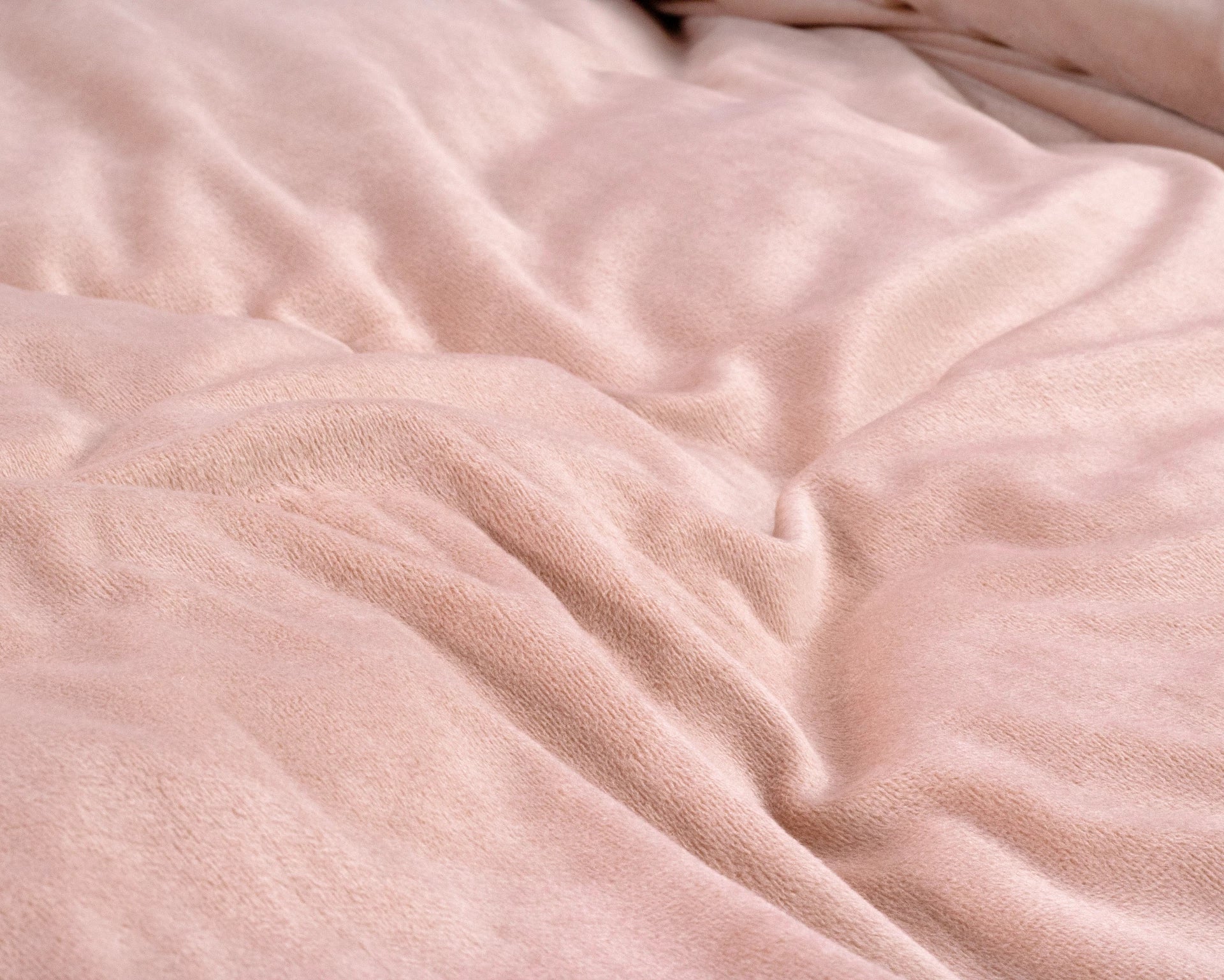 Velvet Uni Duvet Cover Pink - Velvet soft - Anti-allergic - Luxuriously packaged