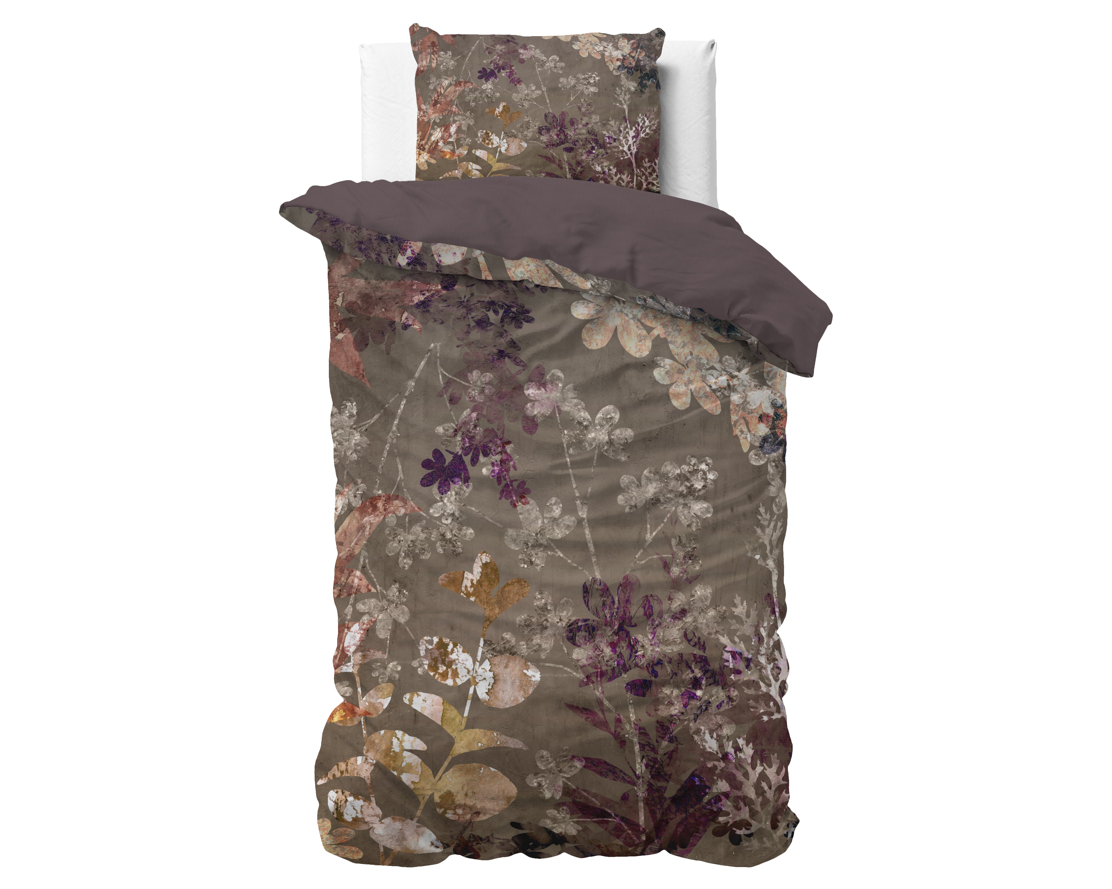 Vivian Duvet Cover Green - Luxury Satin - High Quality - Trendy Prints