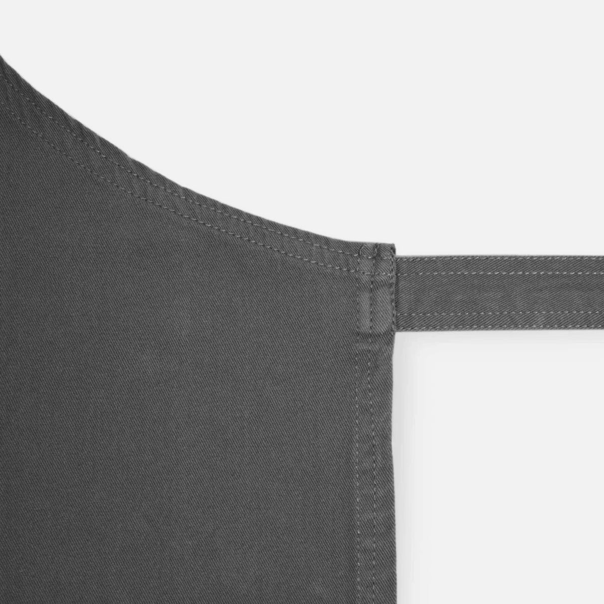 Walra Keukenschort Cook with Happiness - Off Black - 100% Katoen