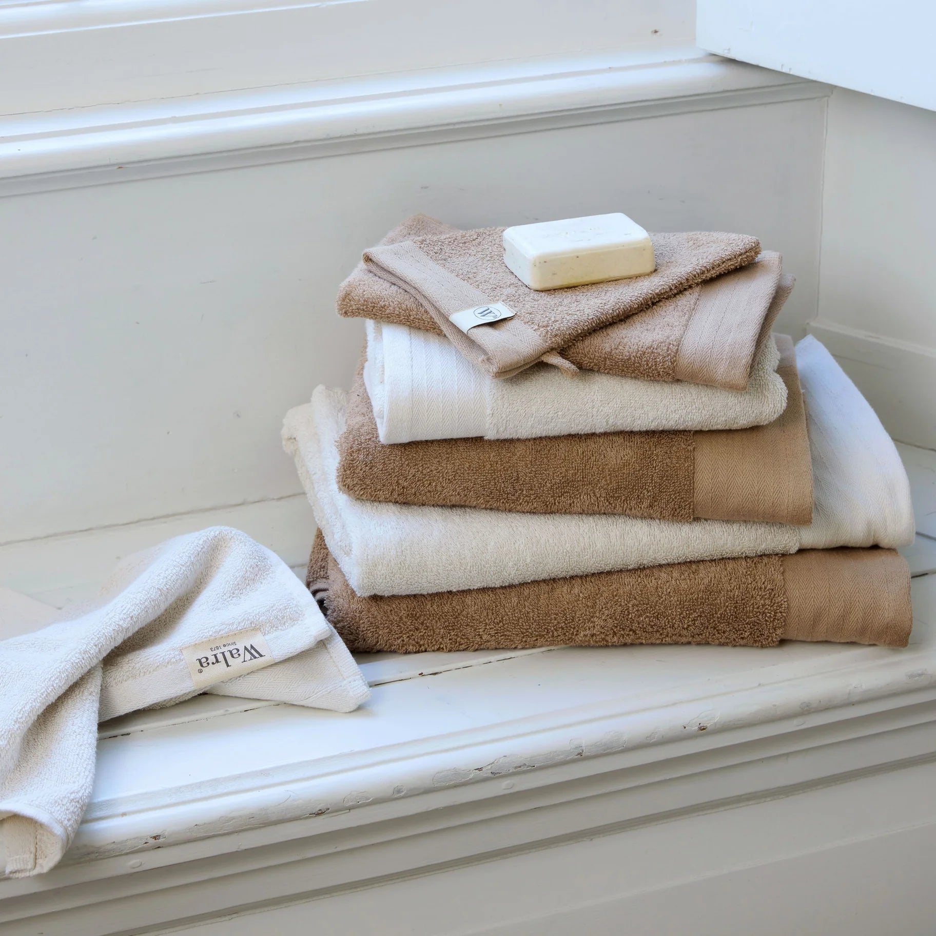 Walra Gastendoek Soft Cotton - Legergroen - 100% Katoen - Set van 2 ST