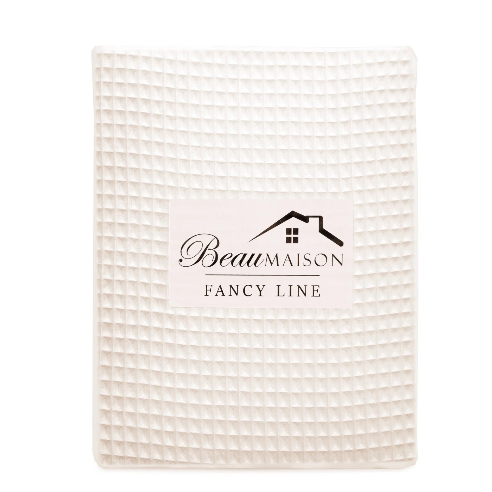 Wafel Katoenen Dekbedovertrek Creme