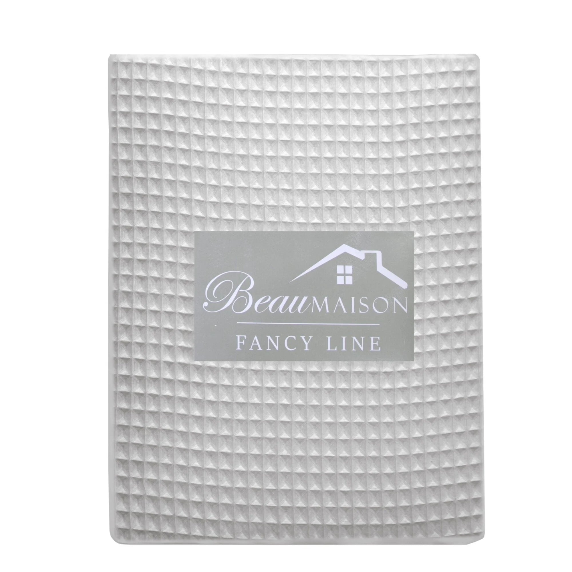 Grey Waffle Duvet Cover - Luxurious, 100% Cotton | Comfortable & Breathable