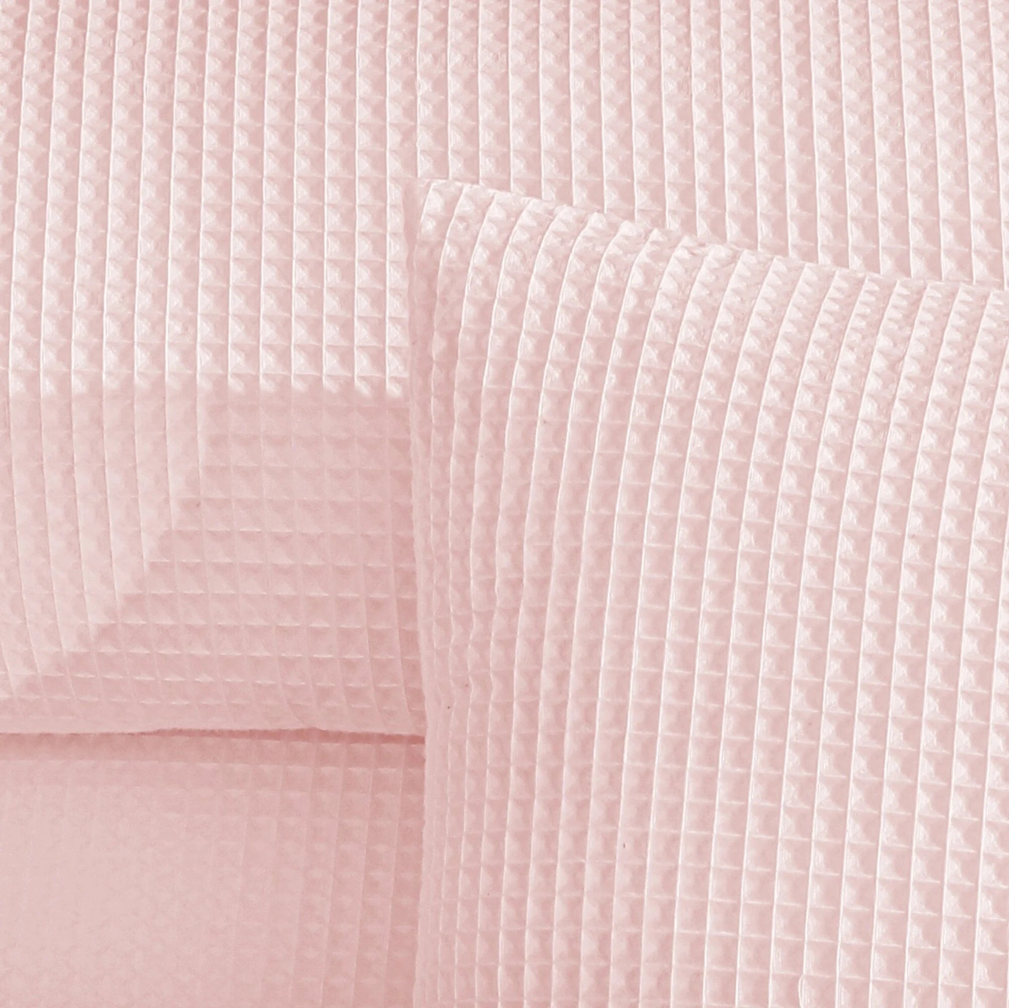 Pink Waffle Duvet Cover 100% Cotton - Luxurious and Comfortable