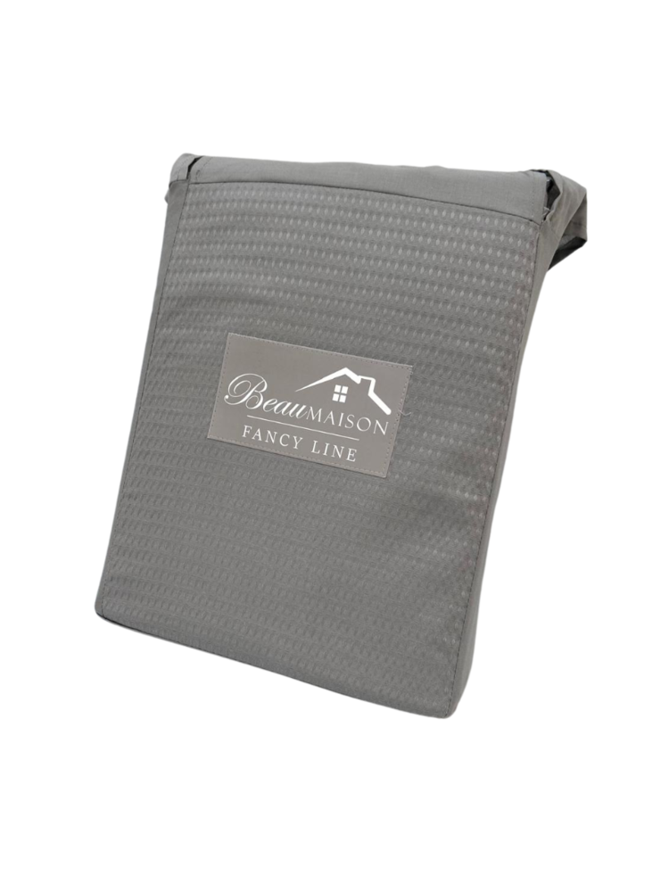 Wafelstof Dekbedovertrek Grijs - Luxe, 100% Katoen | Comfortabel & Ademend