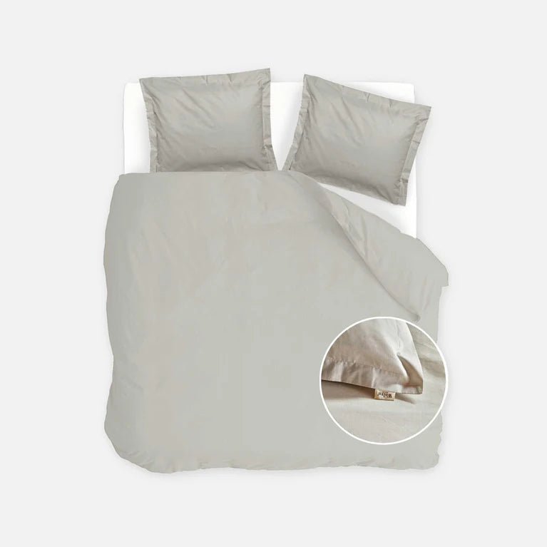 Walra Dekbedovertrek Forever Cotton - Zand - 100% Percal Katoen