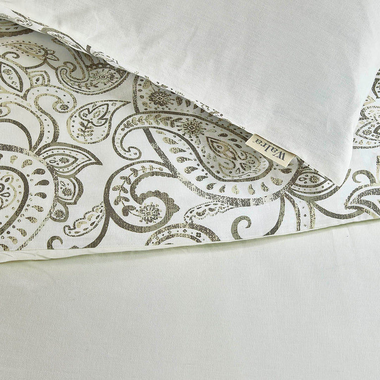 Walra Dekbedovertrek Perfect Paisley - Off White - 100% Katoen