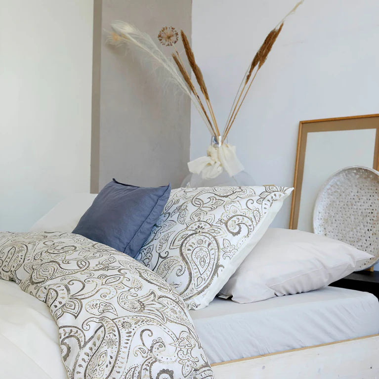 Walra Dekbedovertrek Perfect Paisley - Off White - 100% Katoen