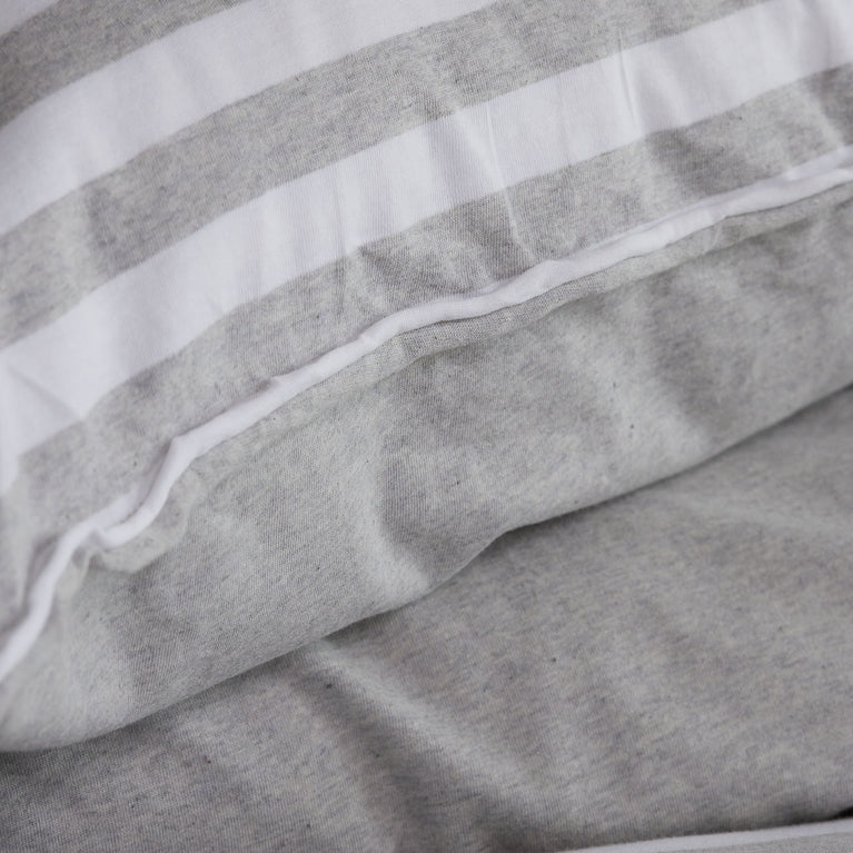 Walra Dekbedovertrek Soft & Cozy - Grijs - 100% Jersey Katoen