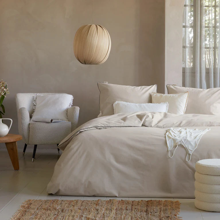 Walra Dekbedovertrek Sweet Softy - Zand - 100% Flanel Katoen