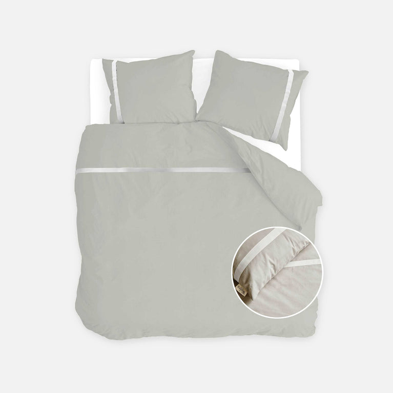 Walra Dekbedovertrek Timeless Chic - Zand - 100% Katoen