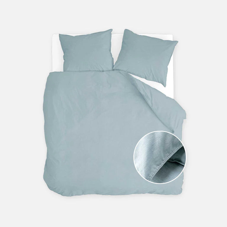 Walra Dekbedovertrek Vintage Cotton - Jeans Blauw - 100% Katoen