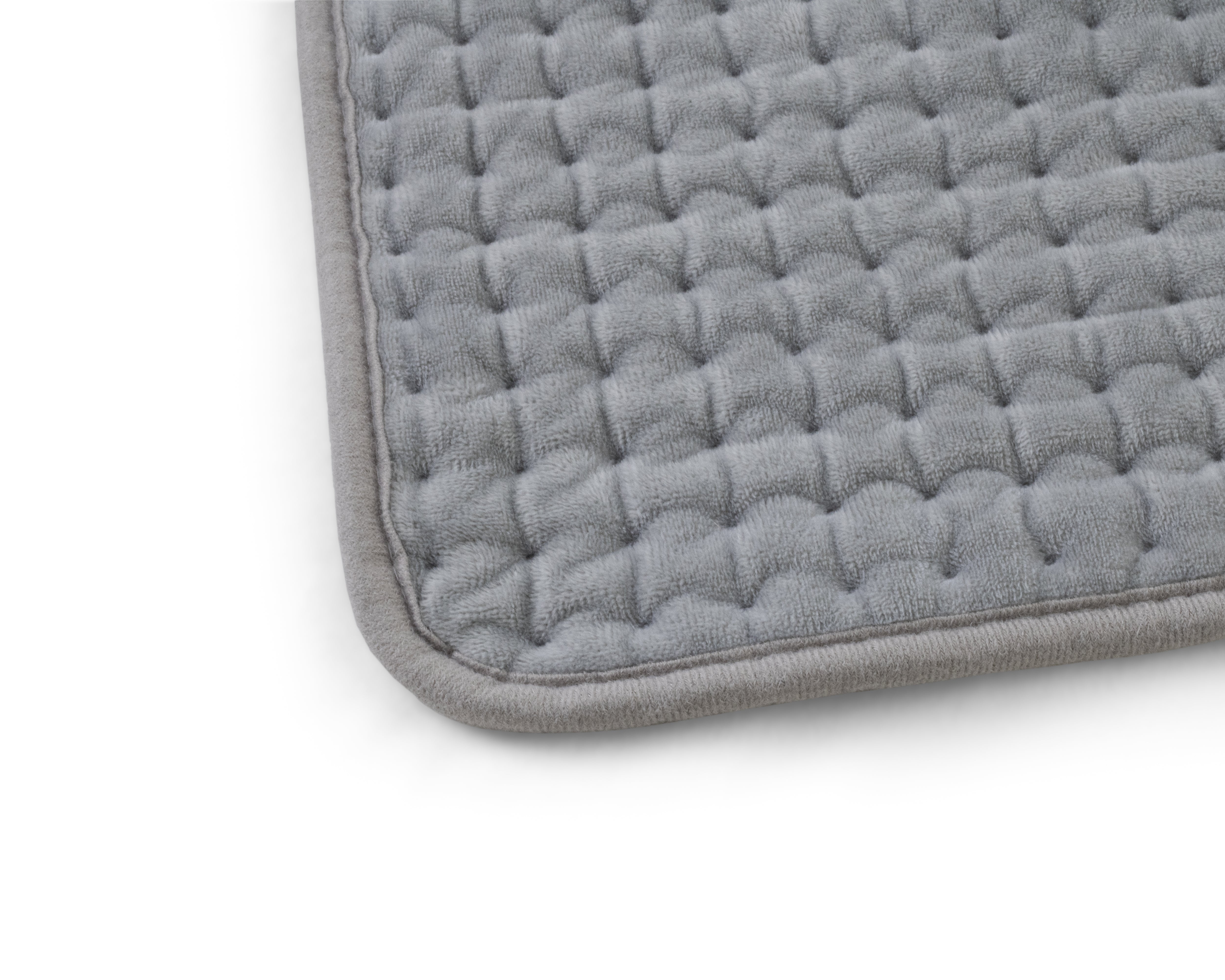 Grey Heating Cushion 60 x 30 cm - Pain relief - 10 heating settings - Overheat protection