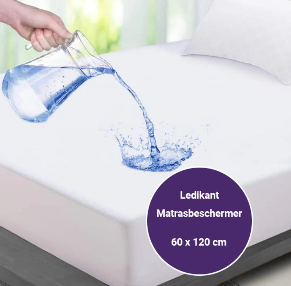 Waterproof Mattress Protector Cot 60x120 cm - Anti-allergic and Breathable