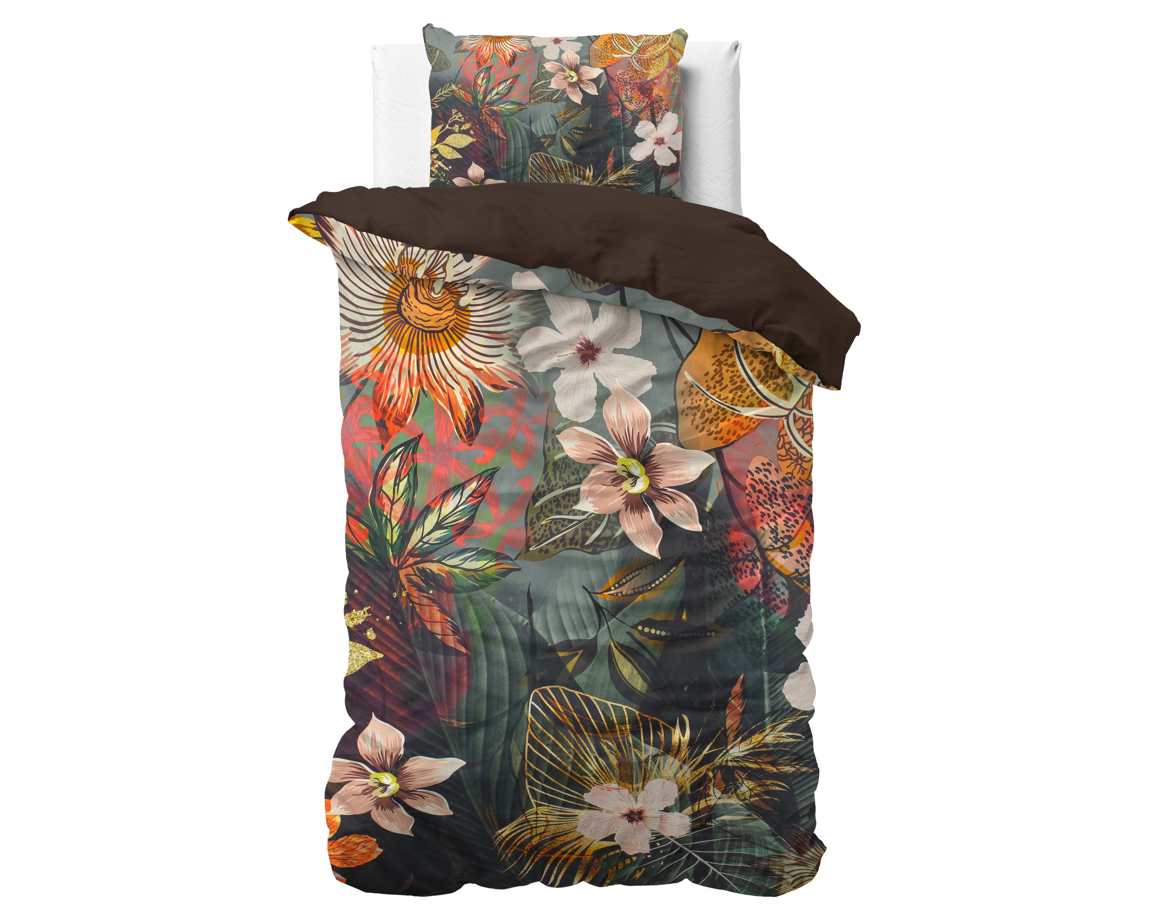 Wild Rose 2 Multi Duvet Cover - Luxury Satin - High Quality - Trendy Prints