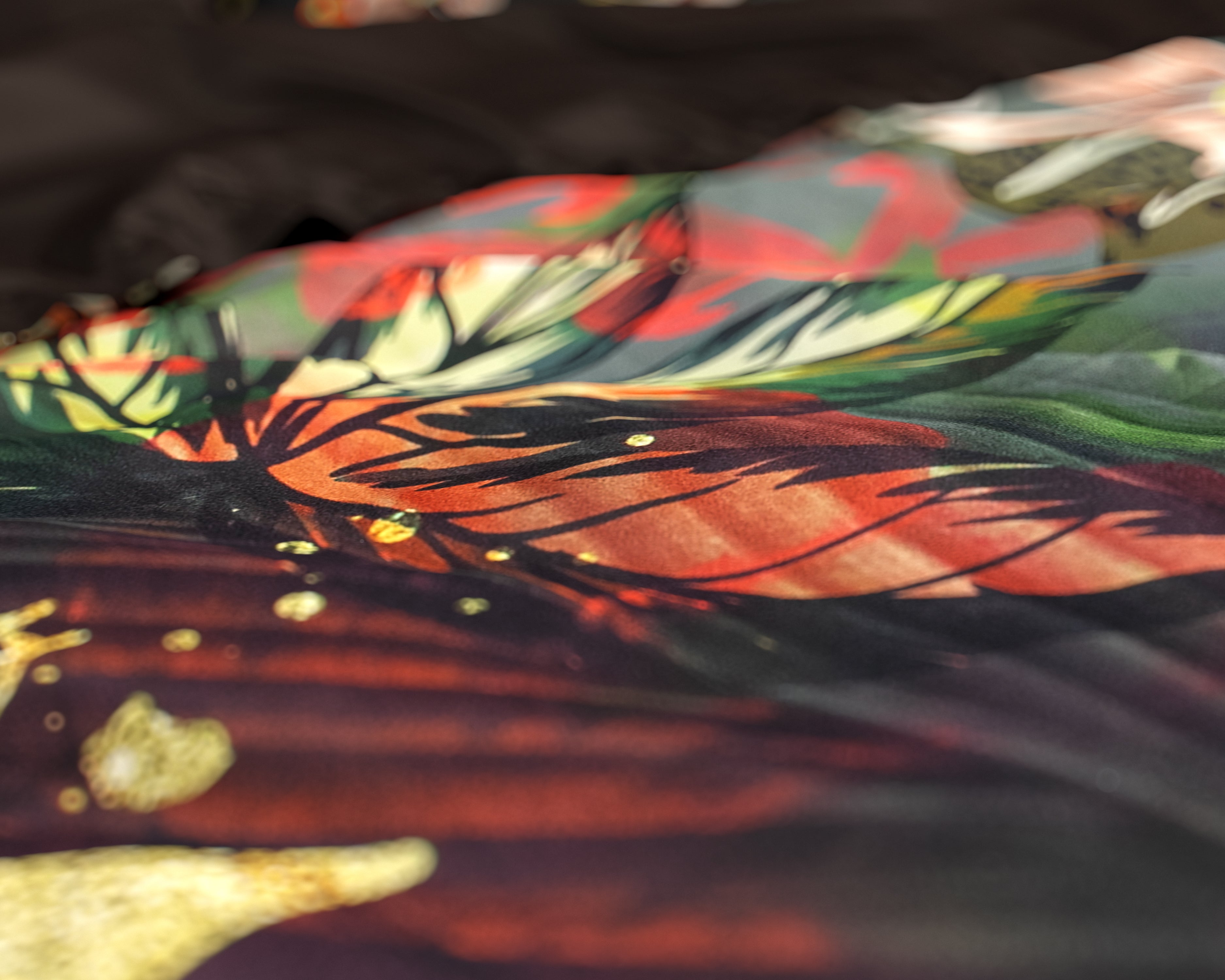 Wild Rose 2 Multi Duvet Cover - Luxury Satin - High Quality - Trendy Prints