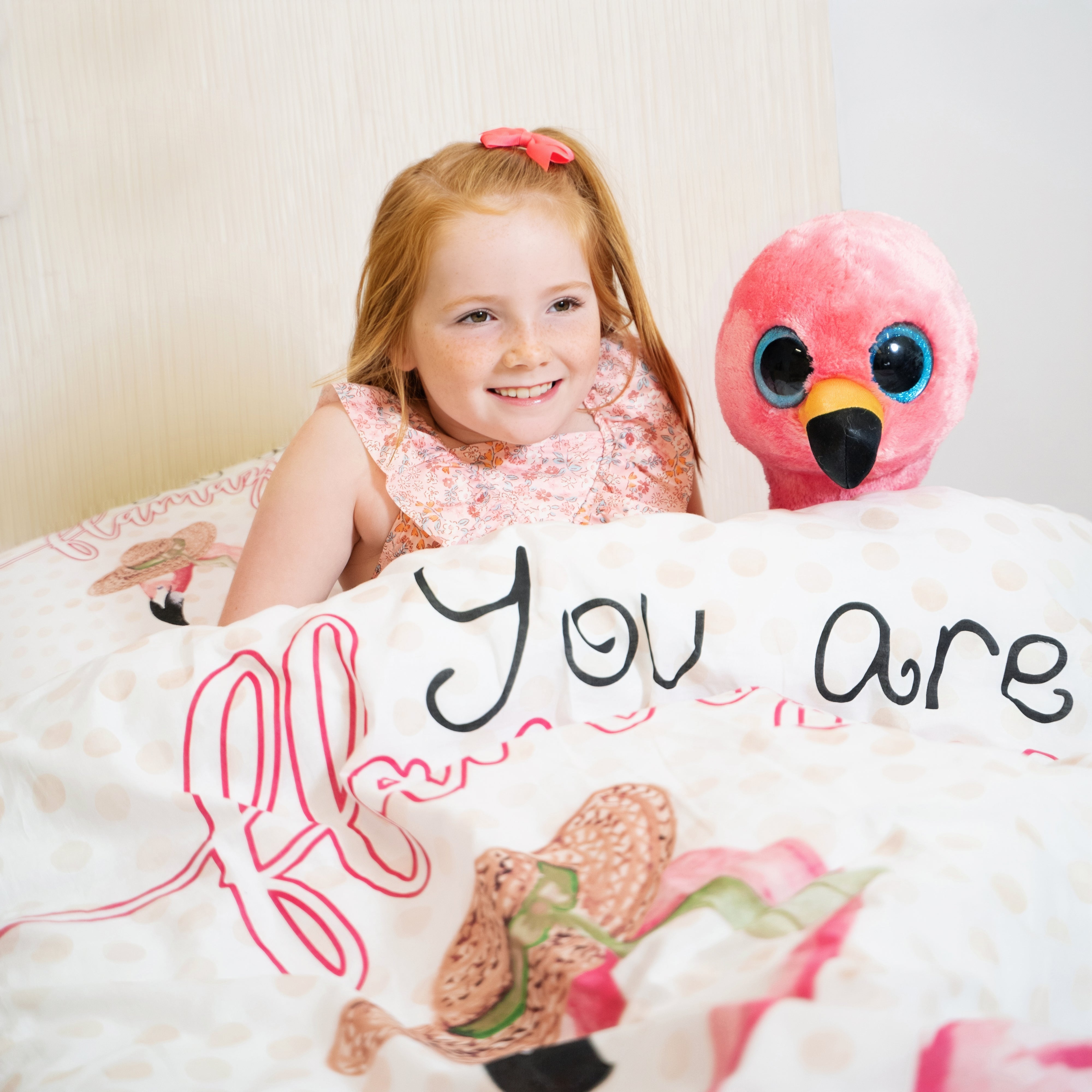 You are Flamazing Dekbedovertrek Roze