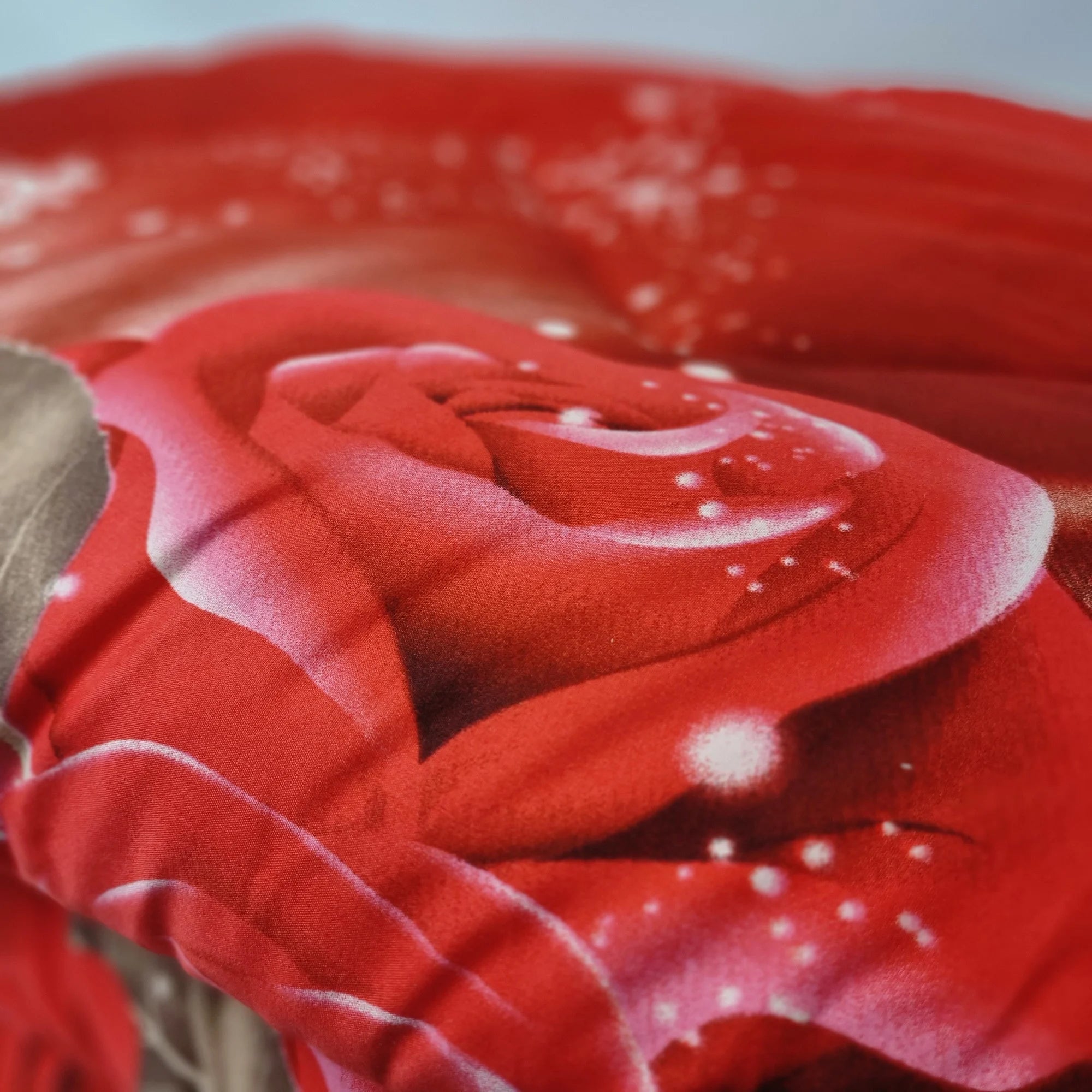 All-in One Lazy Dekbed Rode Rozen - Dekbed voor het hele jaar